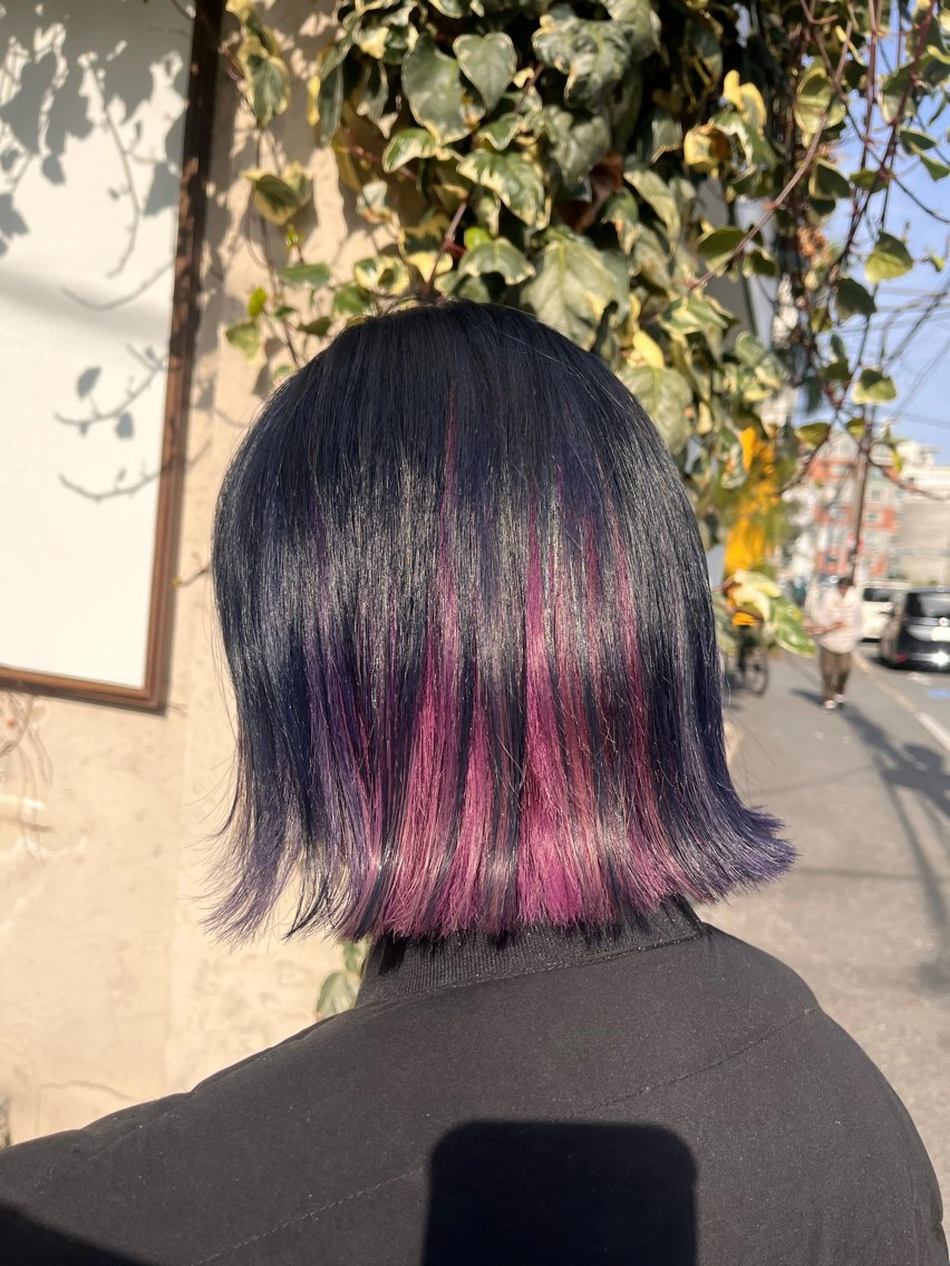 ミディアム カラー ネイビーカラー ピンクカラー バイオレットカラー mary'sメリー /ニュアンスカラーのヘアスタイル