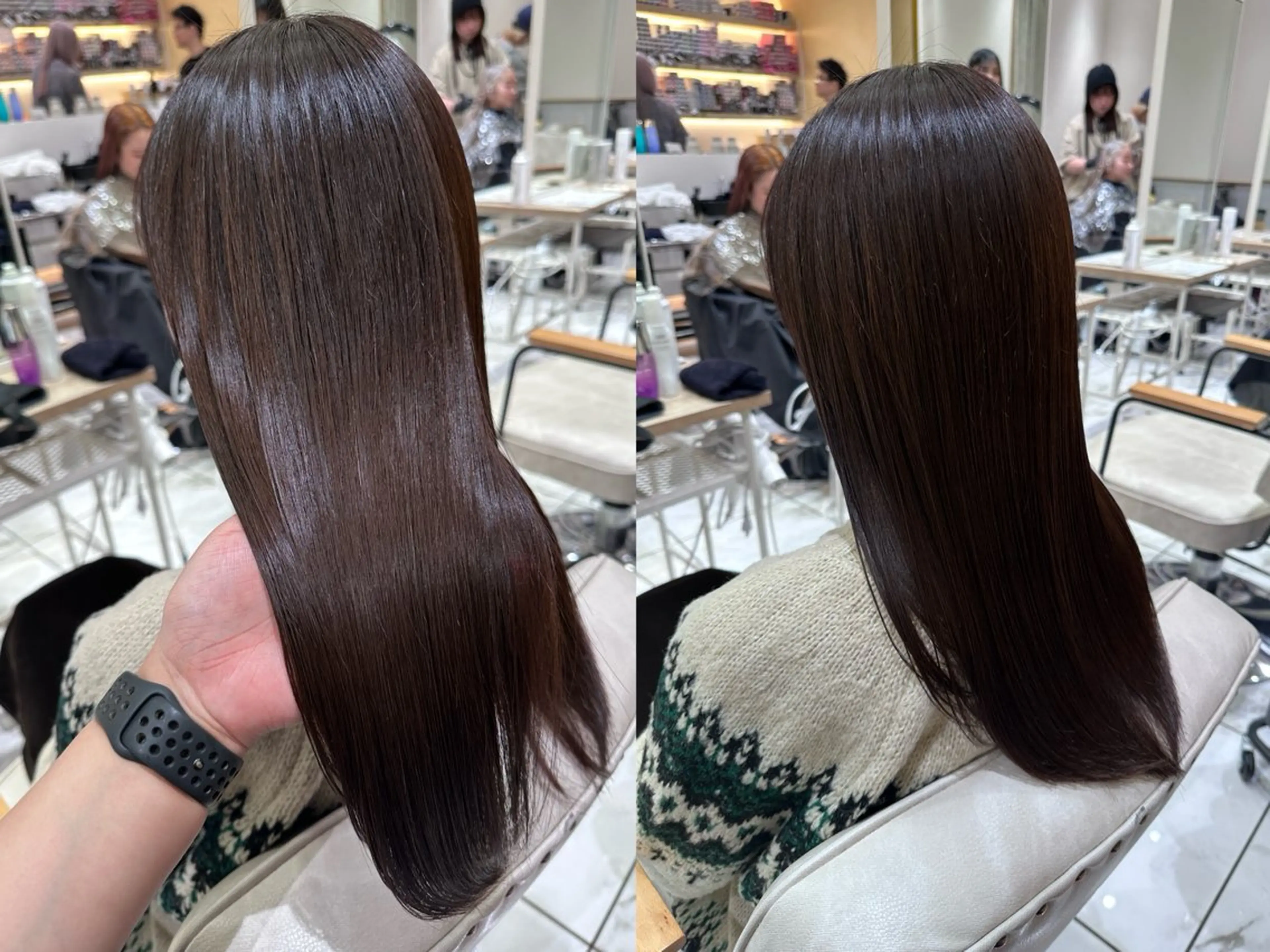 ロング カラー AMI ウルフパーマ/メンズのヘアスタイル