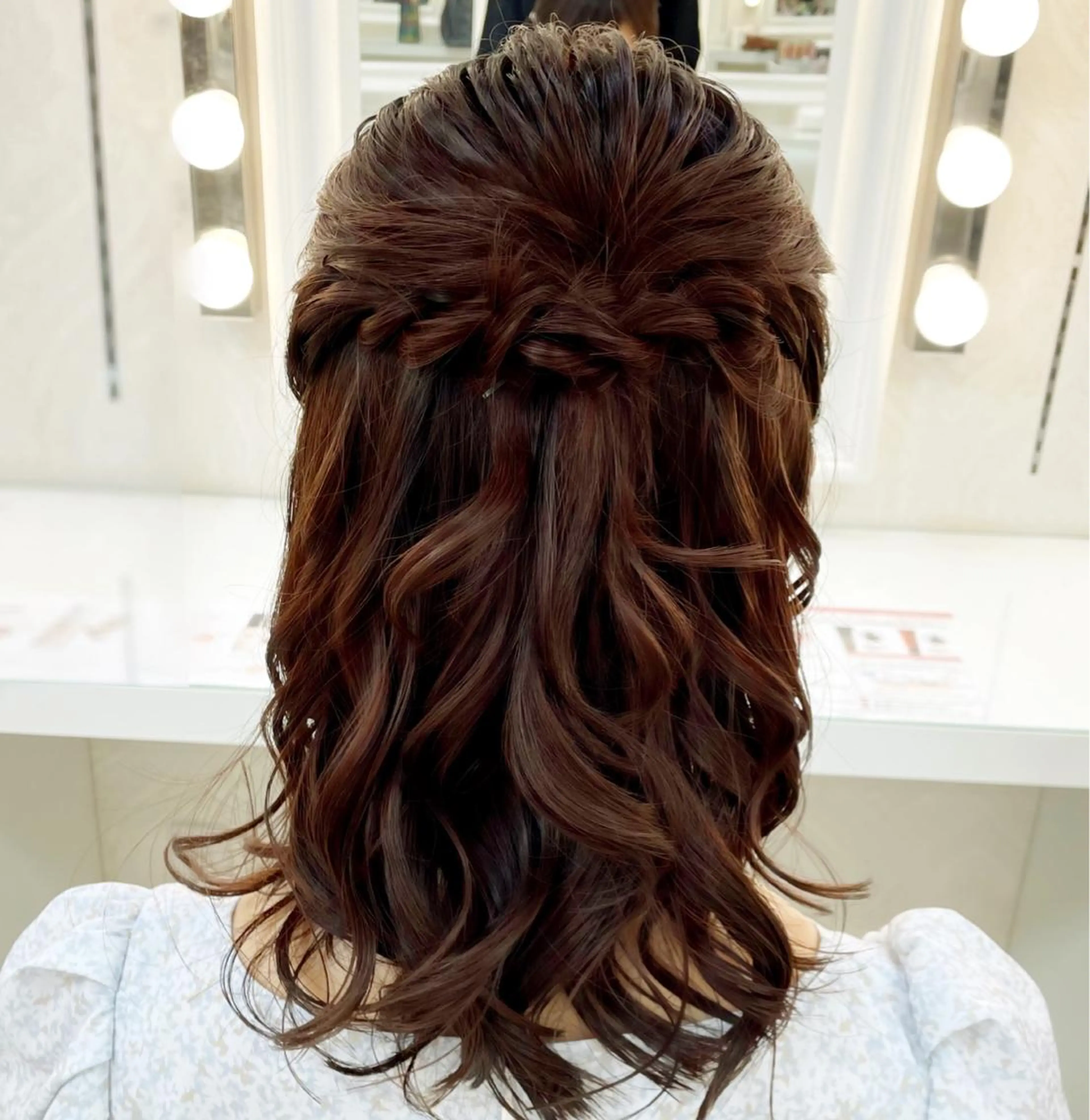 ミディアム ヘアアレンジ 結婚式・ブライダル 入学式 Hair&make Best Scene所属・Best scene 有楽町店のヘアスタイル