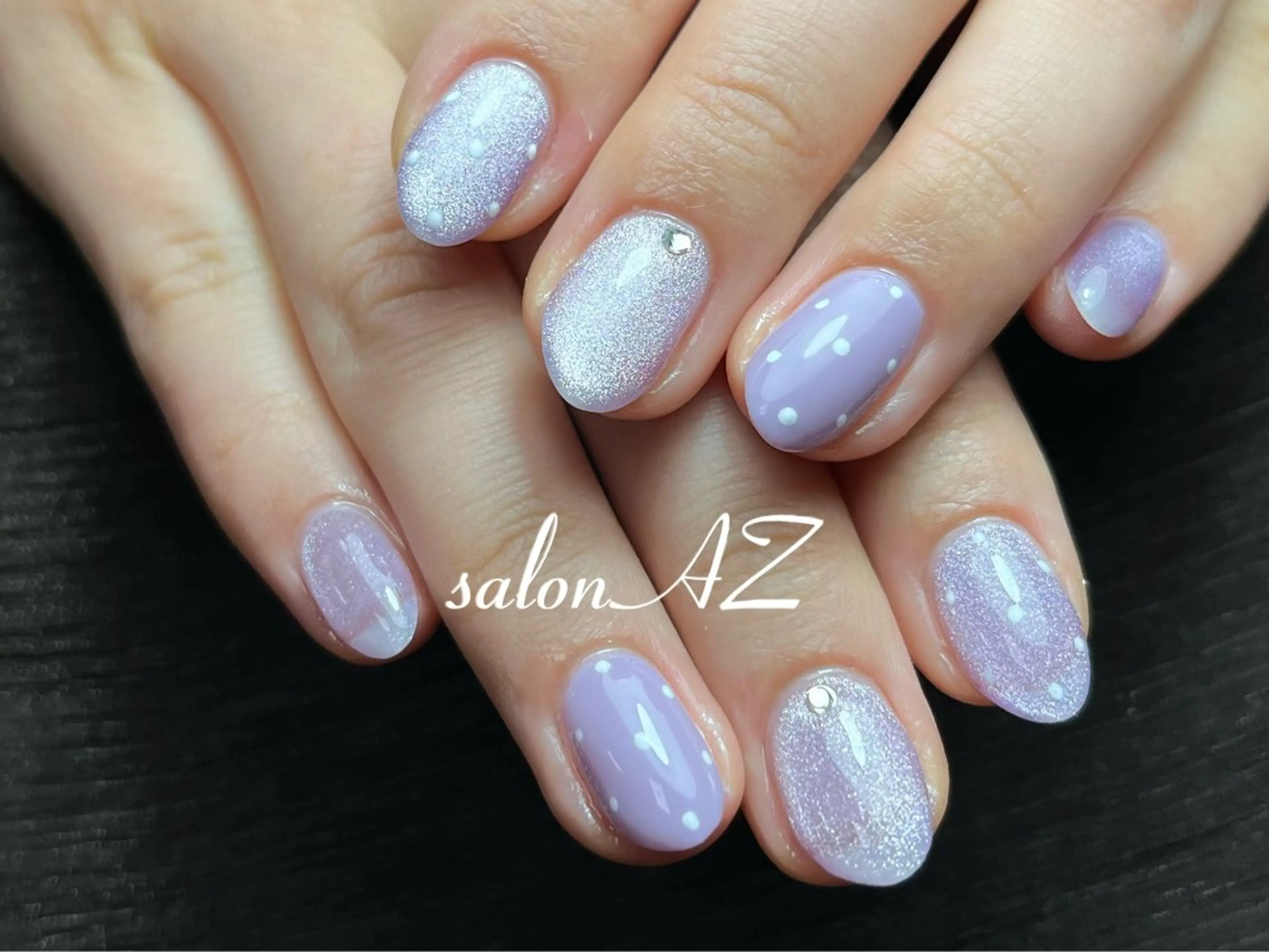 ネイル 長さ出し フットネイル フレンチネイル マグネットネイル ニュアンスネイル salon AZのネイルデザイン