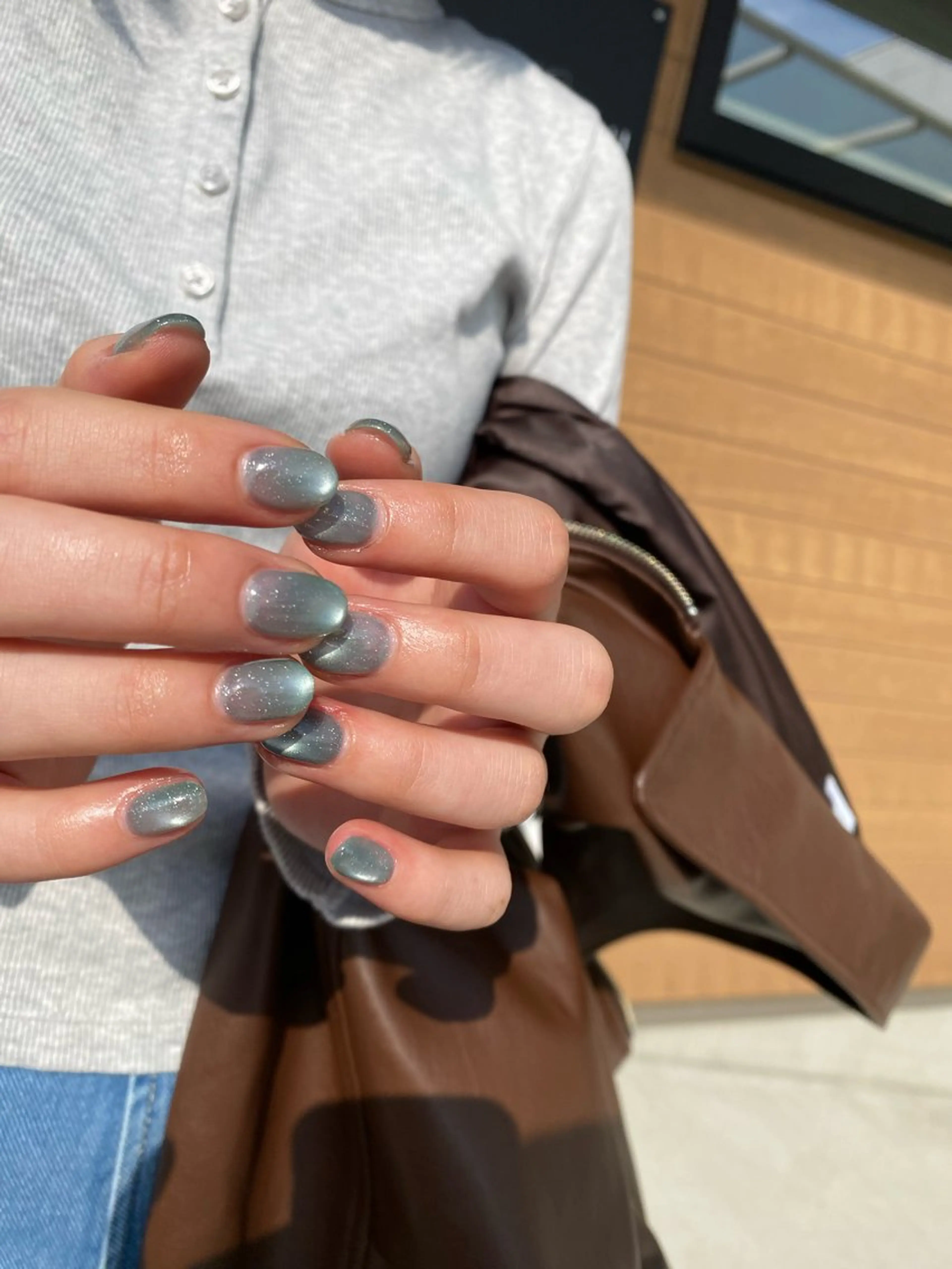 ネイル マグネットネイル ワンカラーネイル Eclat. Nailのネイルデザイン