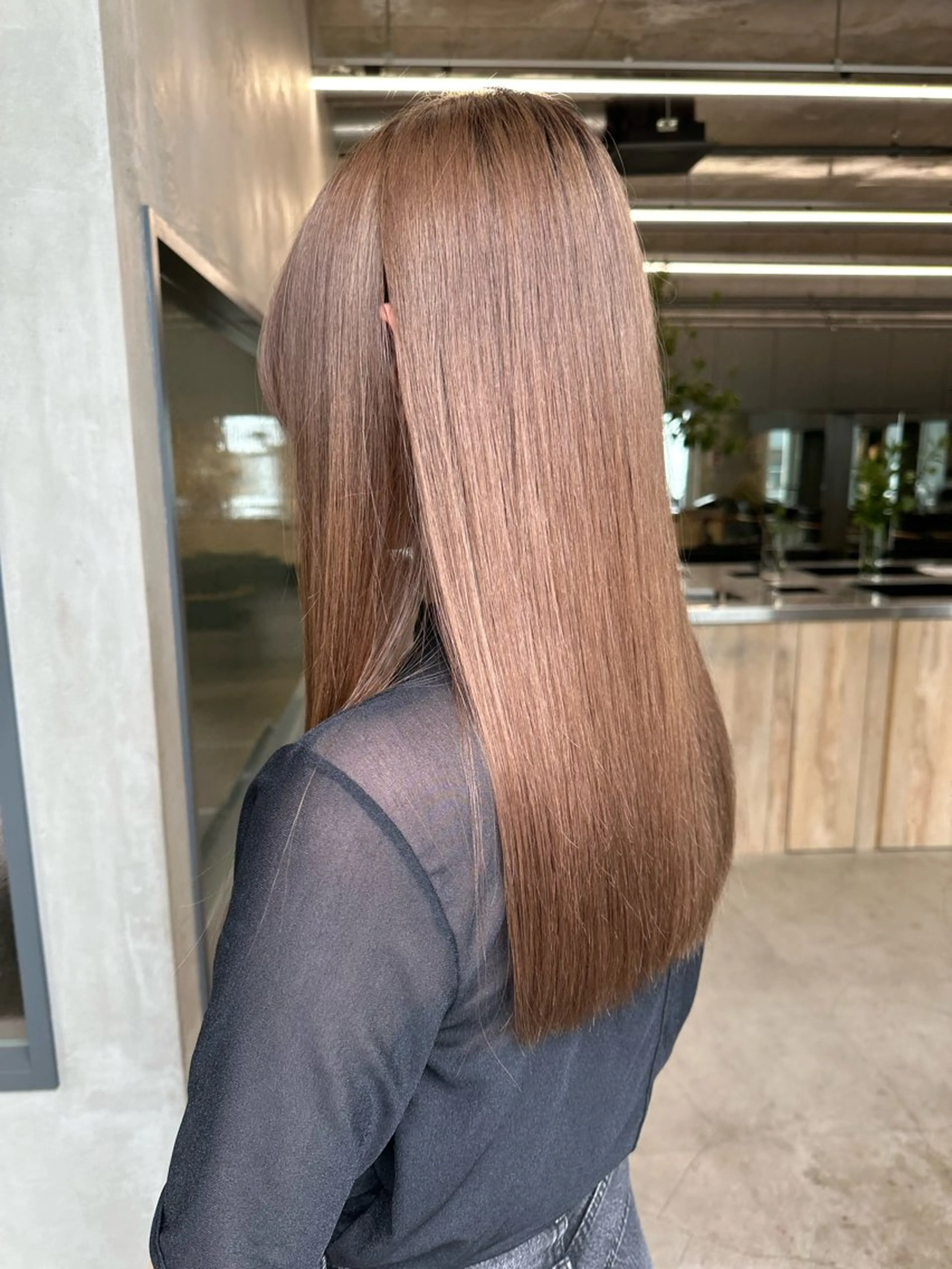 ロング カラー ボブ/似合わせカット /ニュアンスカラーのヘアスタイル