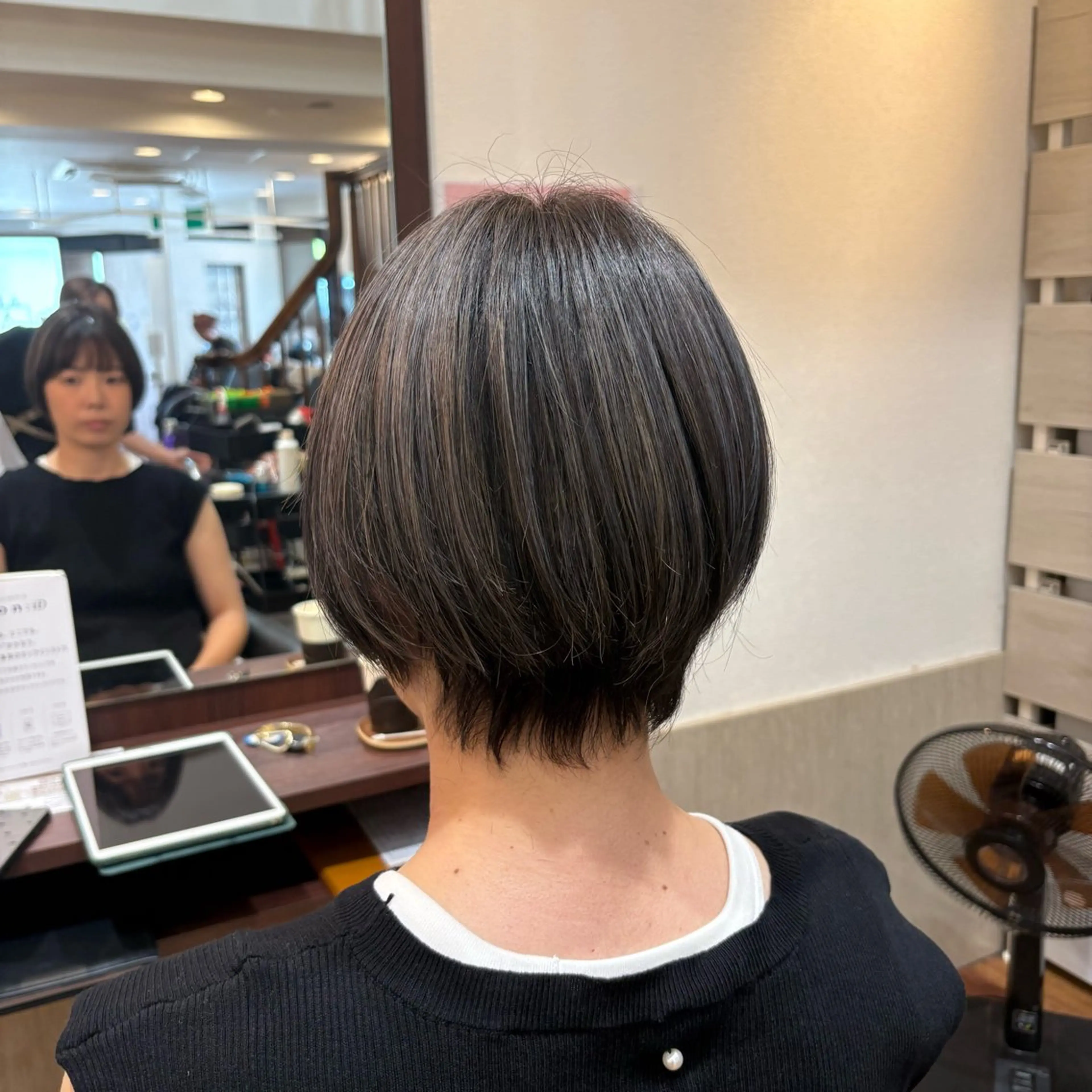 ショート 赤み消しオリーブ特化 柔らか縮毛矯正🌷辻のヘアスタイル