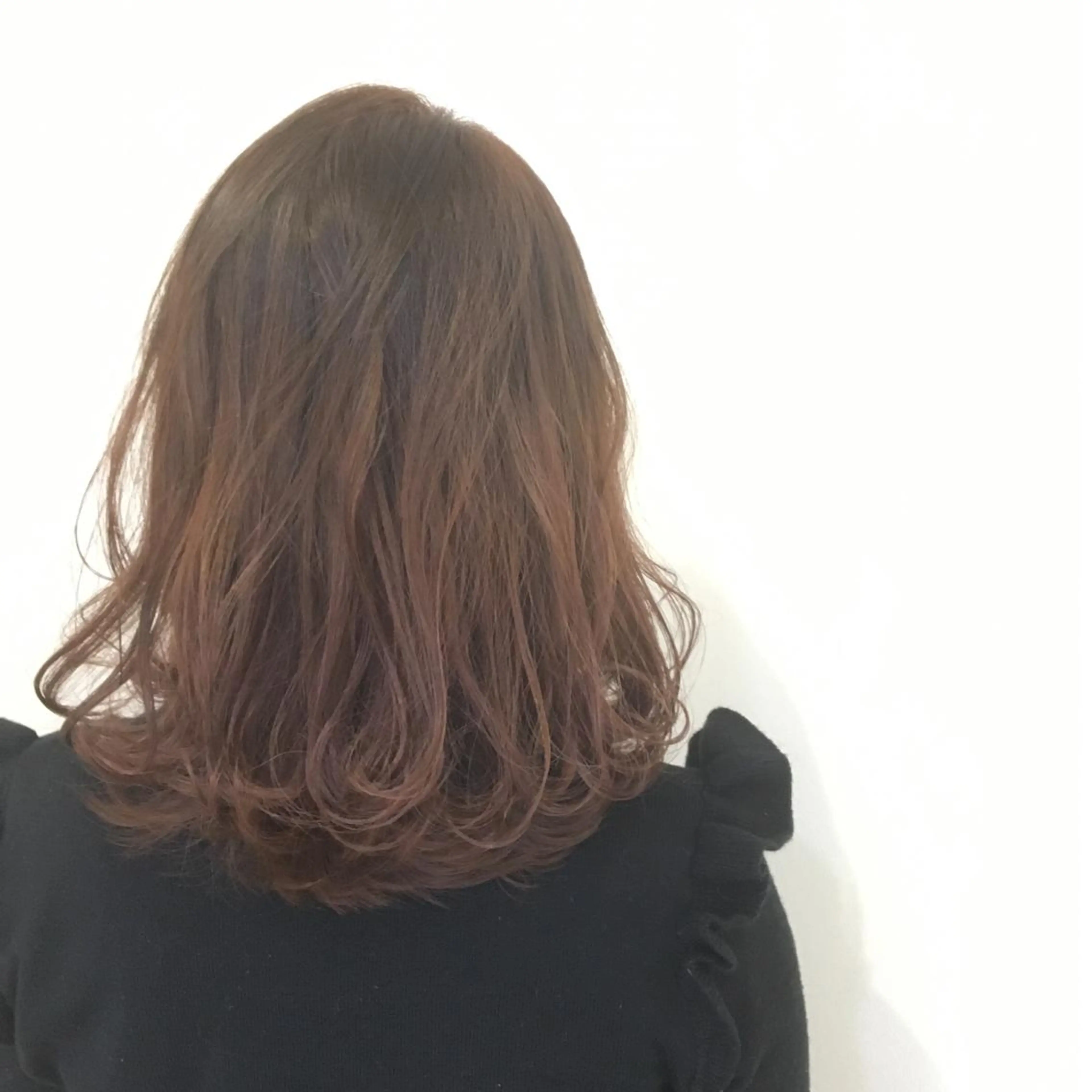 ミディアム 広がり、まとまらない お悩み改善/ 中田のヘアスタイル