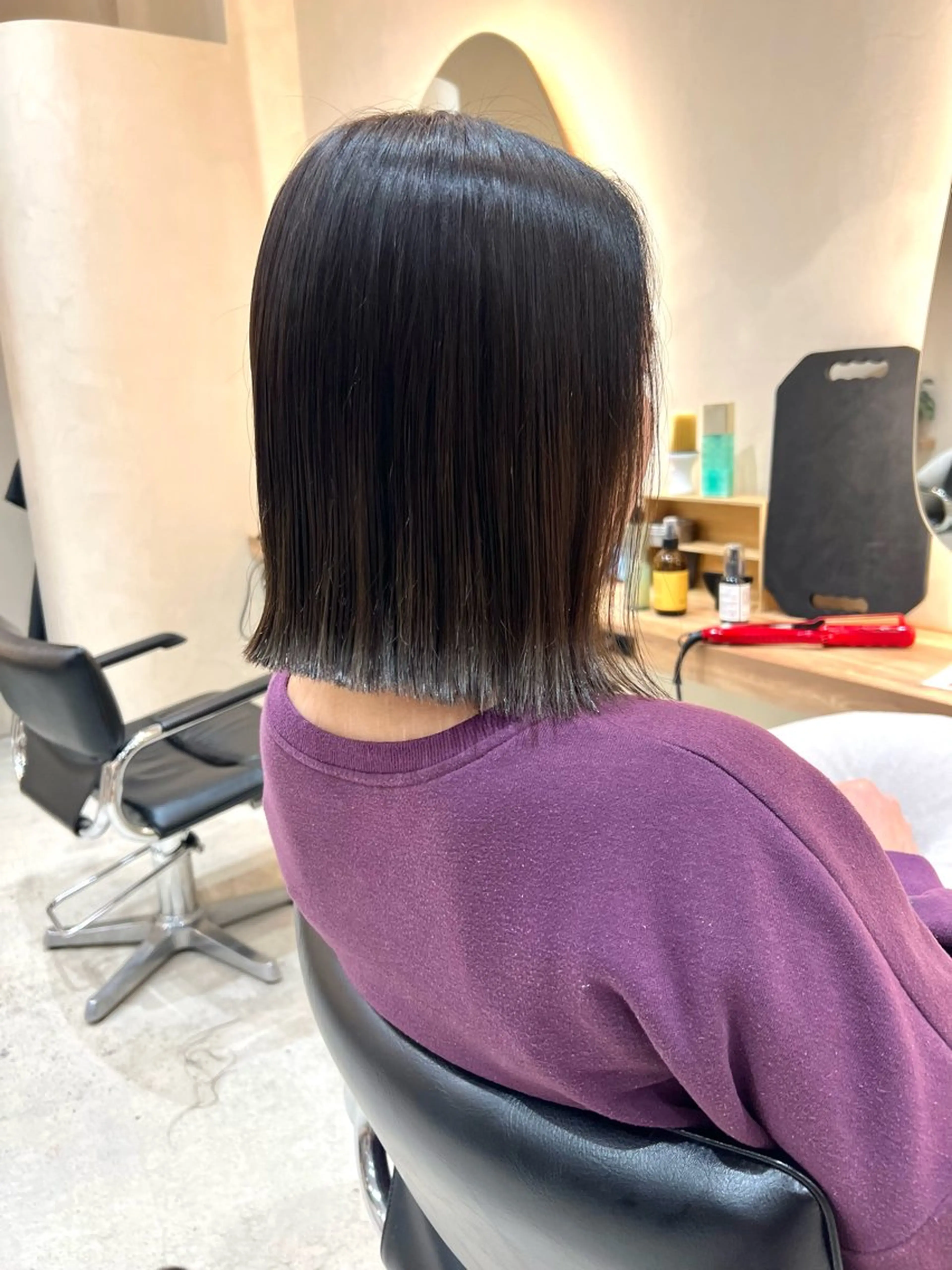 ミディアム 🌈新田 みどり🌈のヘアスタイル