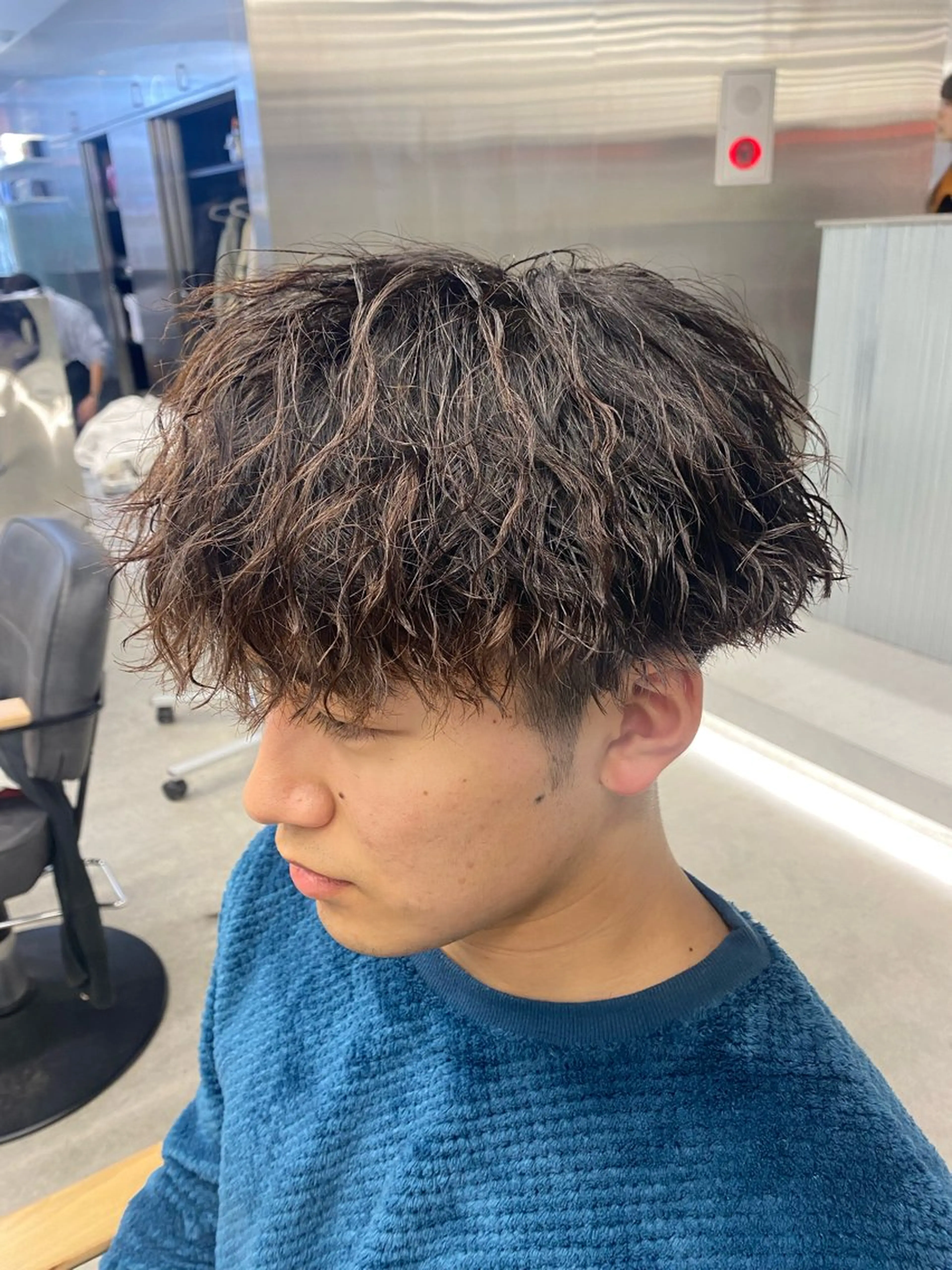 パーマ メンズ カット パーマ シャドウパーマ/ ルーズパーマ/メンズのヘアスタイル