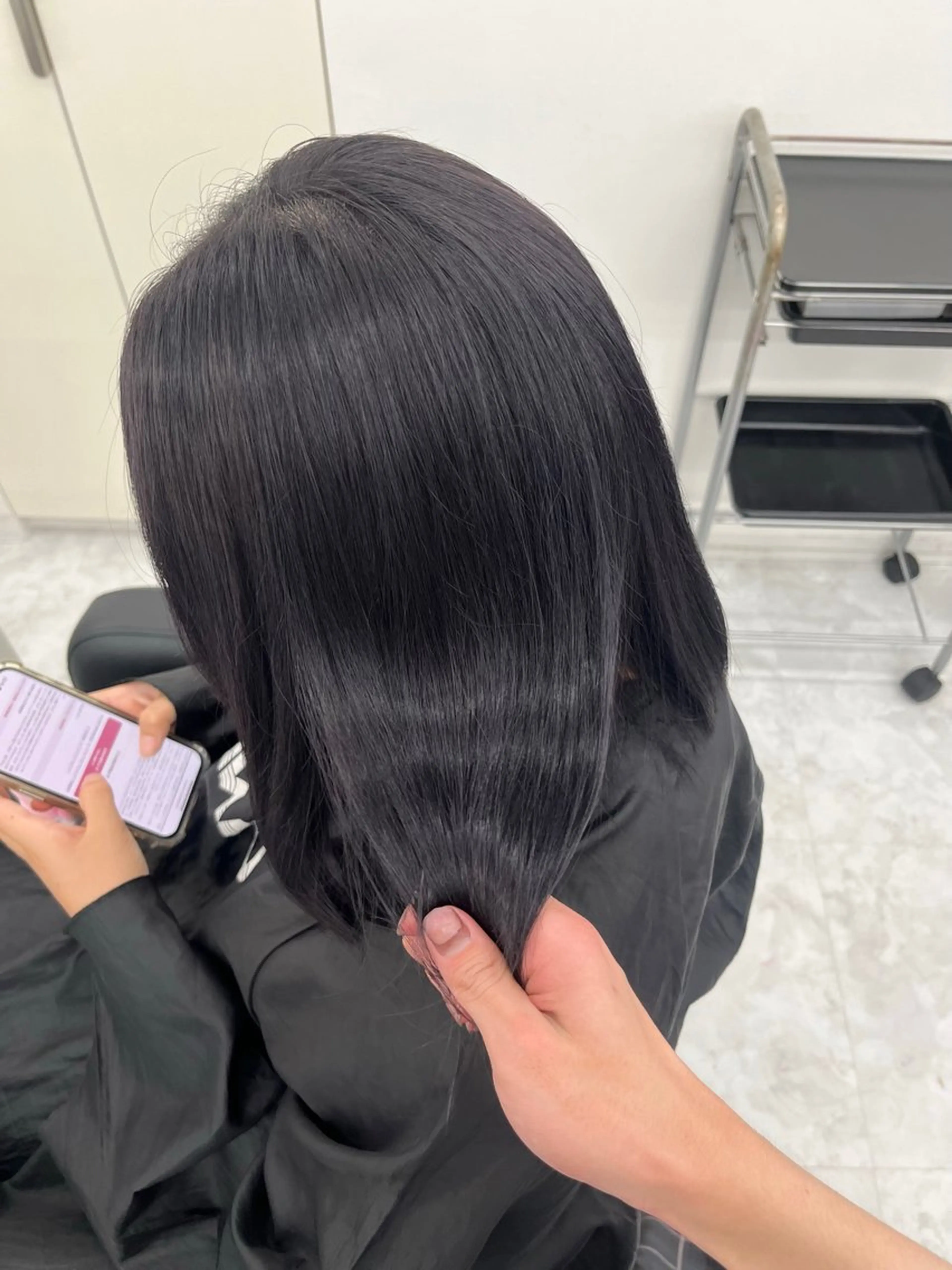 ロング カラー グレージュ ラベンダーカラー ラベンダーグレージュ ラベンダーグレー ヘアカラー 💖トレンド春夏 カラー💖FUTAのヘアスタイル