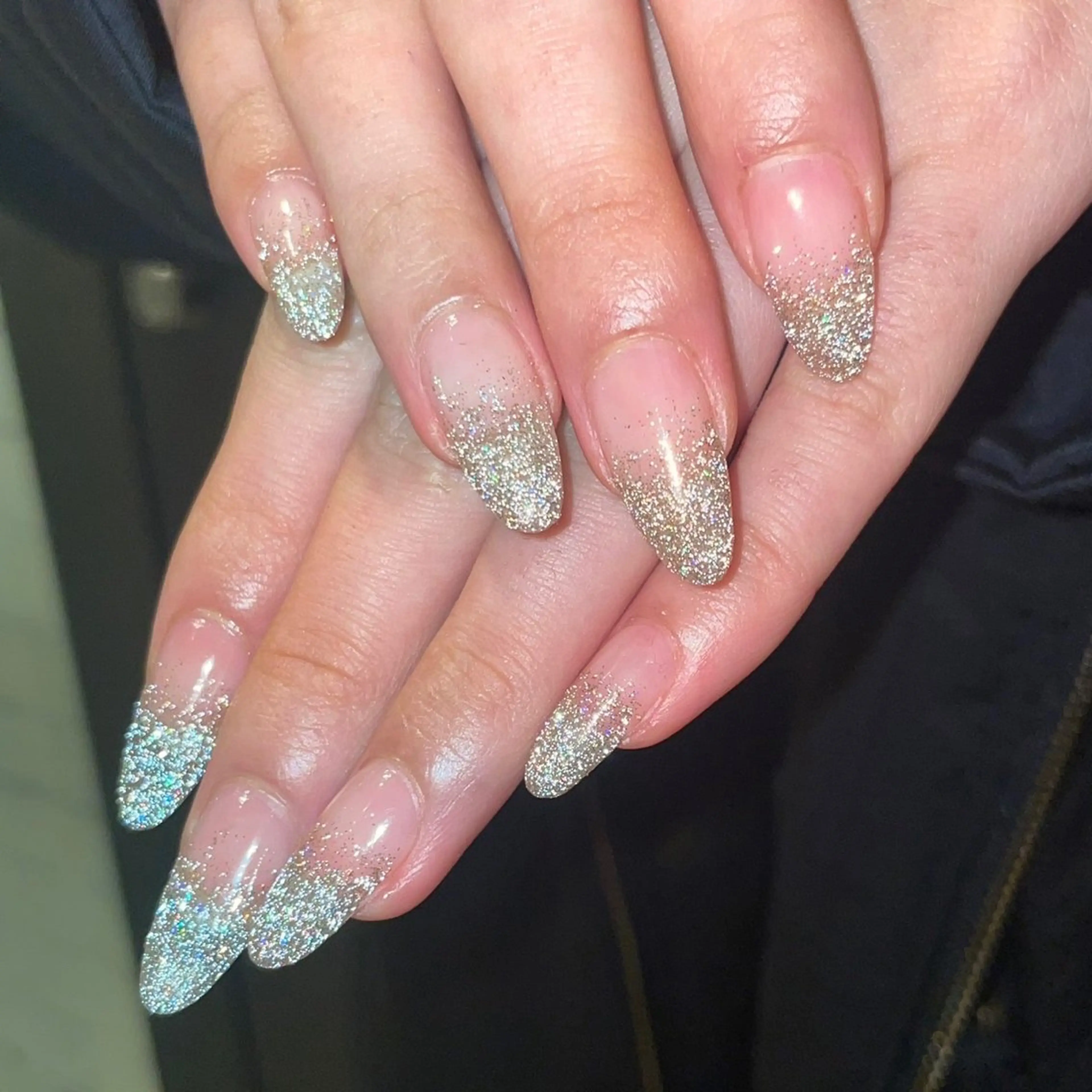 ネイル グラデーション ラメ(グリッター) ラメグラデーション 横山 実奈 /nail/梅田のネイルデザイン