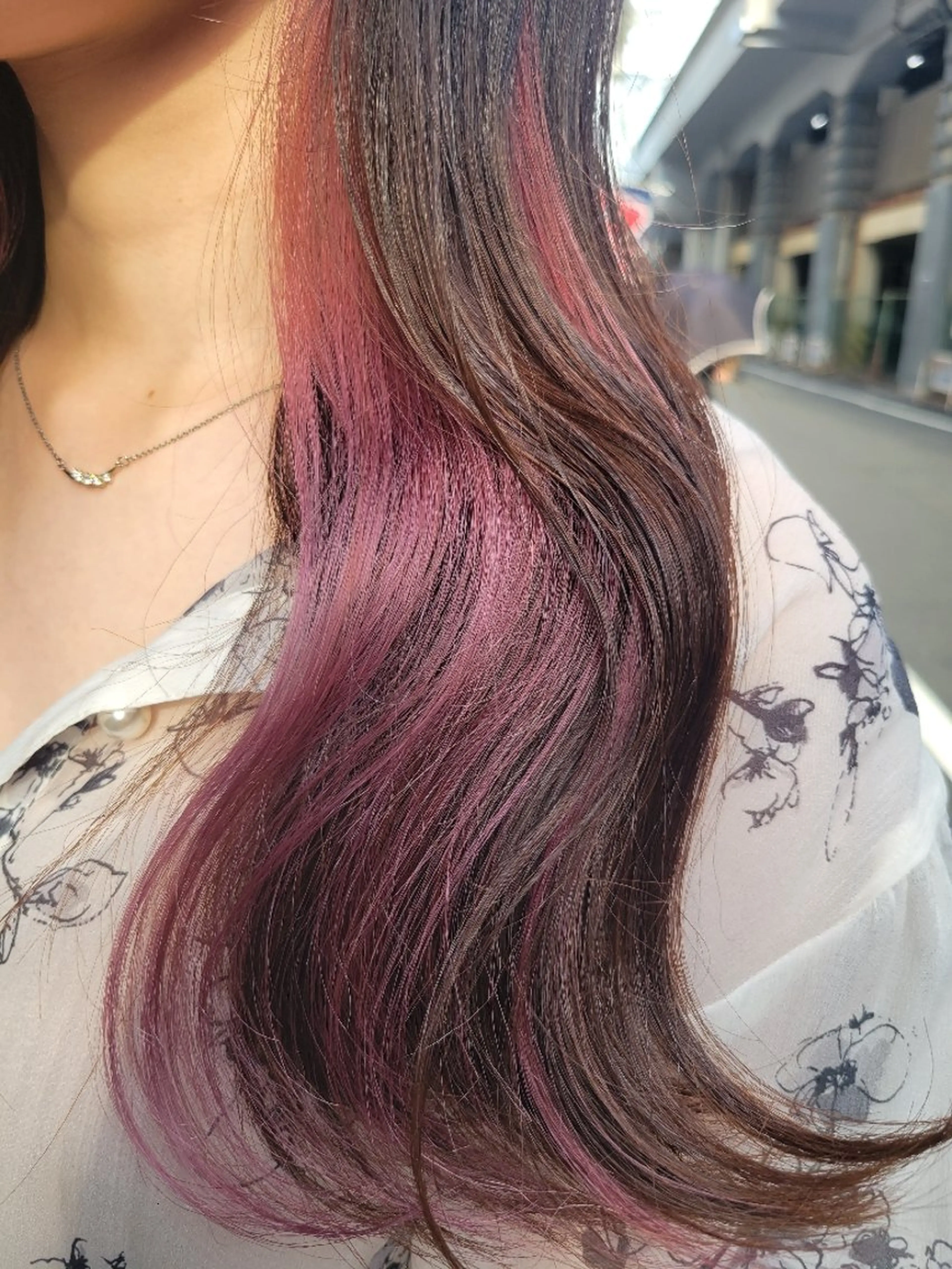 ロング ヘアカラー トリートメント 🇰🇷透明感×ハイ トーン🌟tomoのヘアスタイル