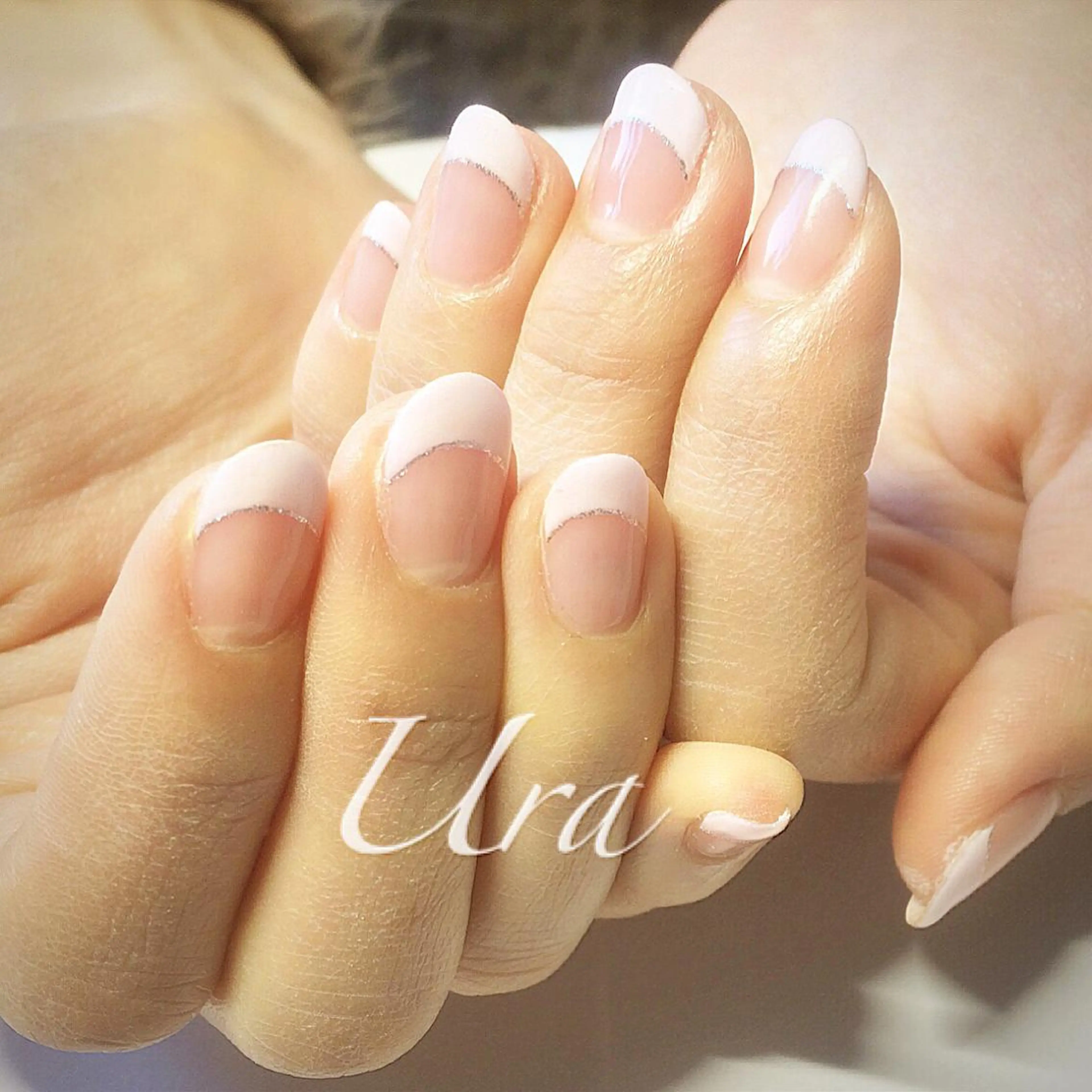 ネイル フレンチネイル パステルネイル ピンク UrakoNail 《nail》のネイルデザイン