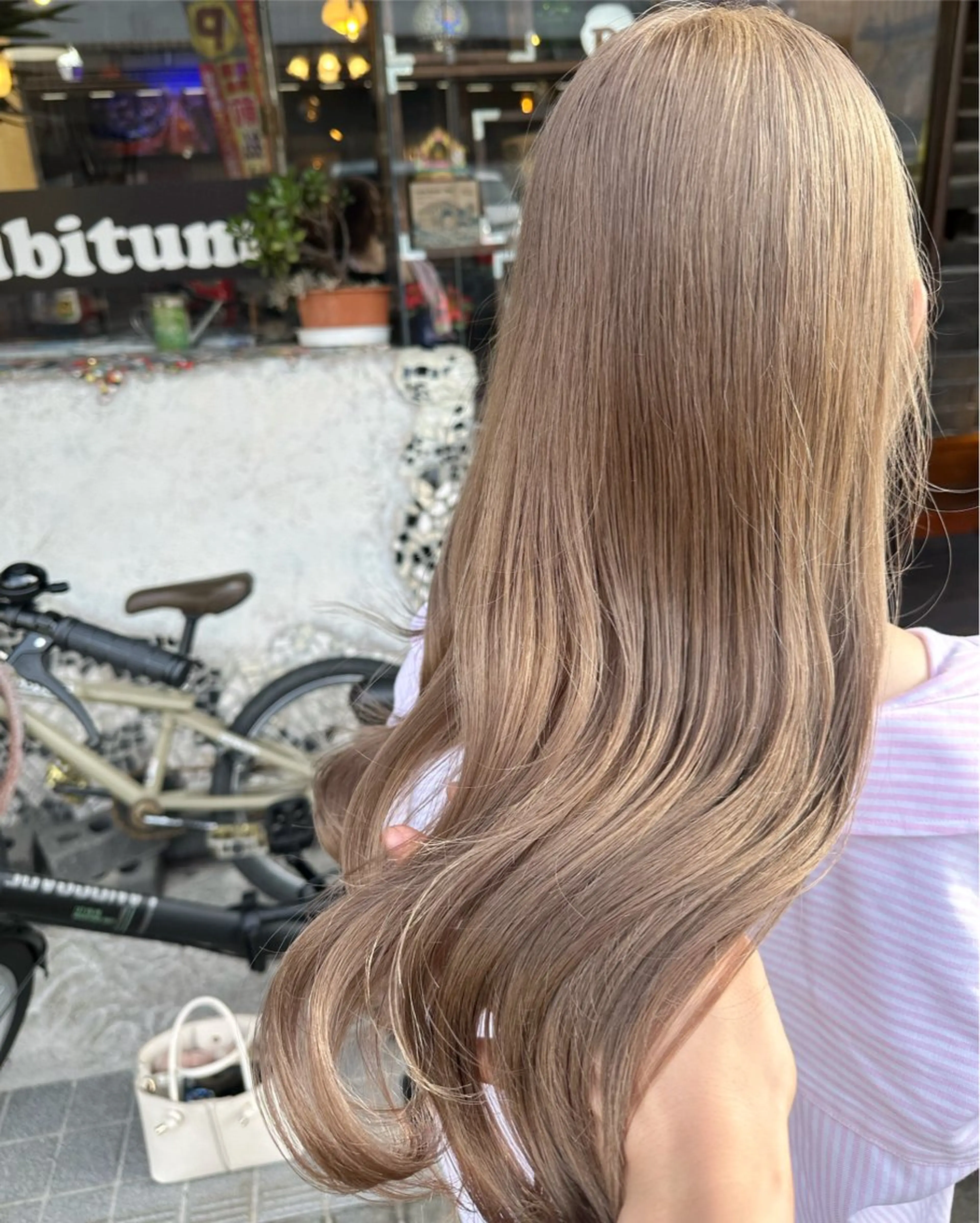 ロング ヘアカラー トリートメント 玉木 育実のヘアスタイル