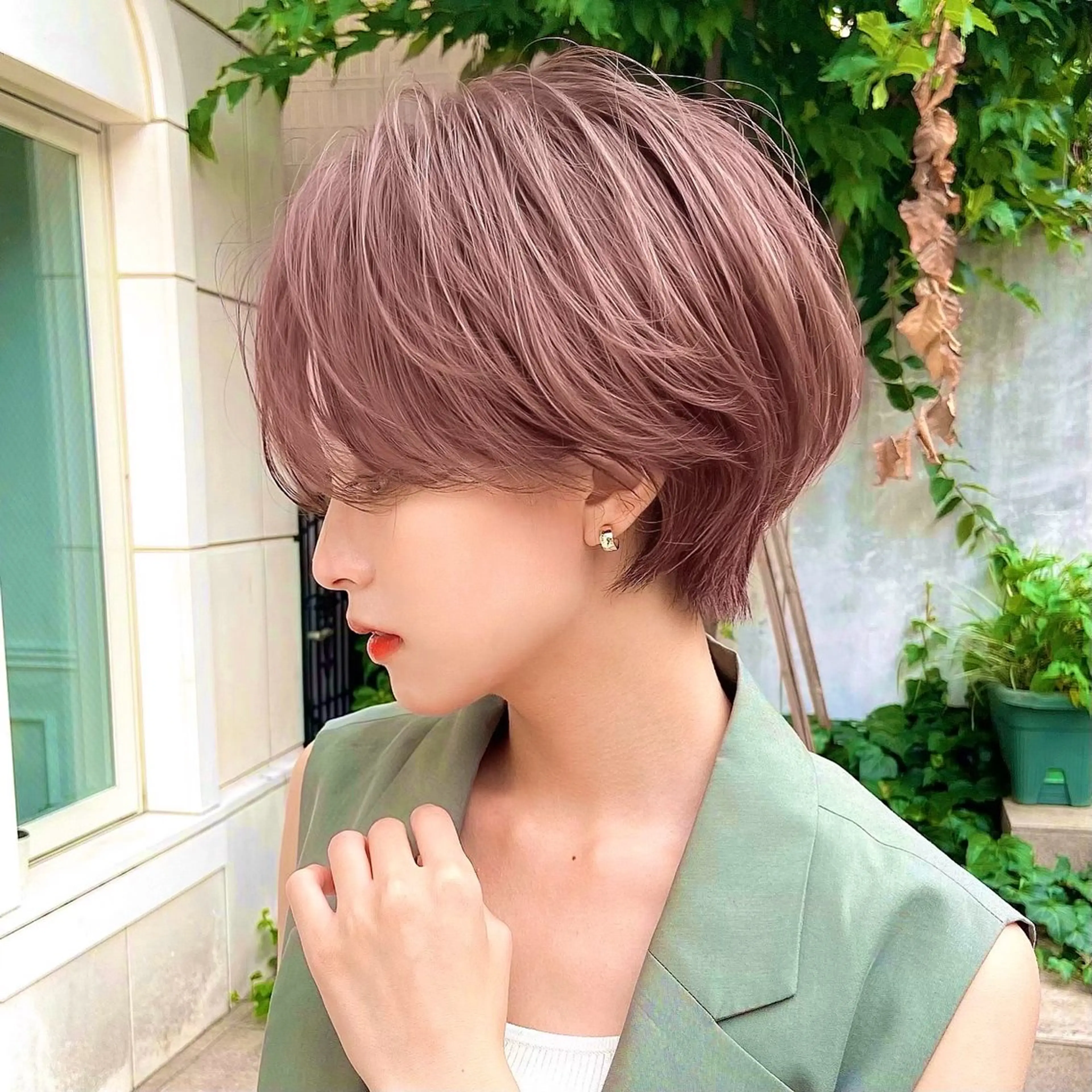 ショート レイヤー似合わせ カット/山下凌生のヘアスタイル