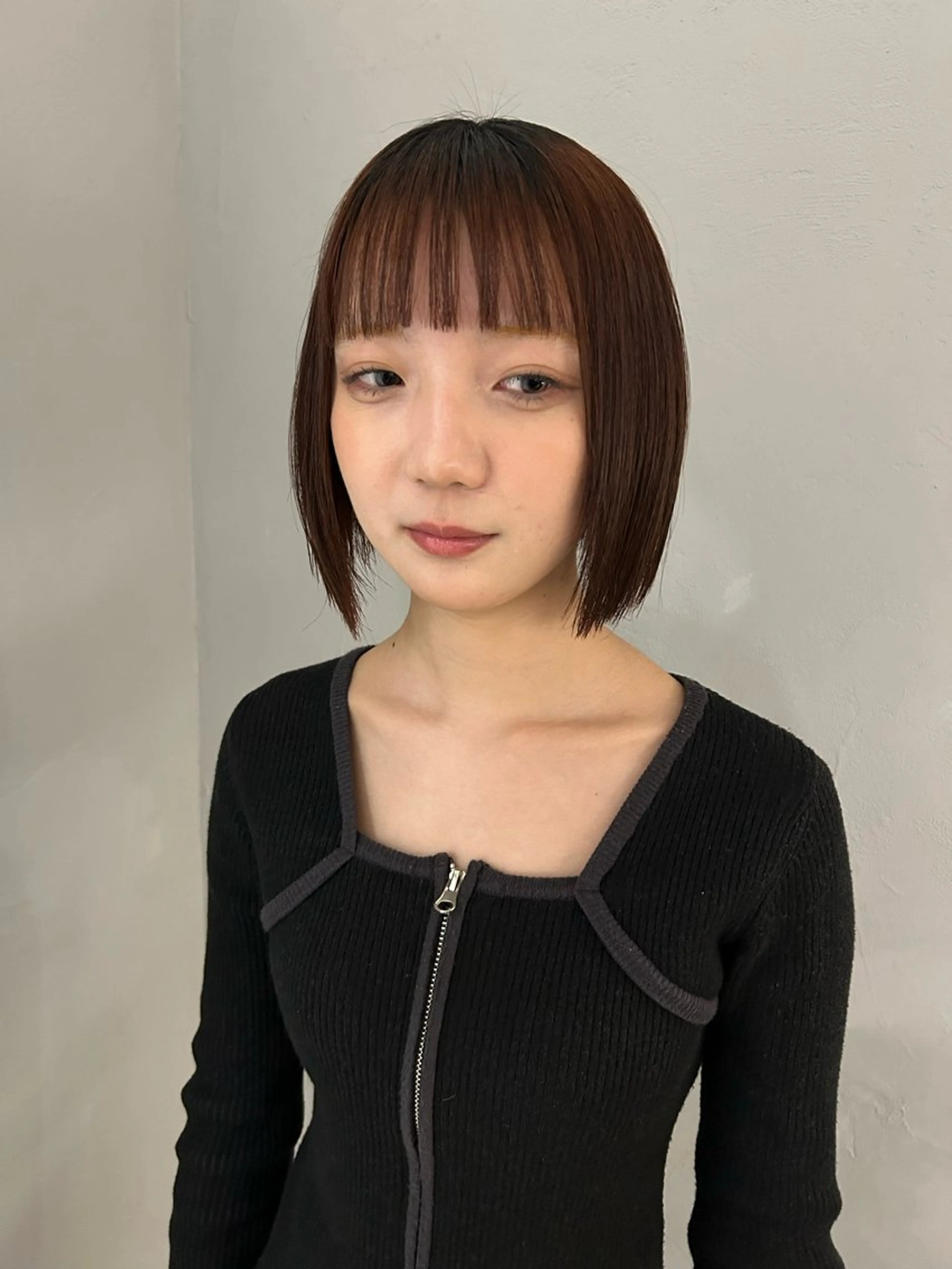 前髪縮毛矯正＋クイックトリートメントの写真