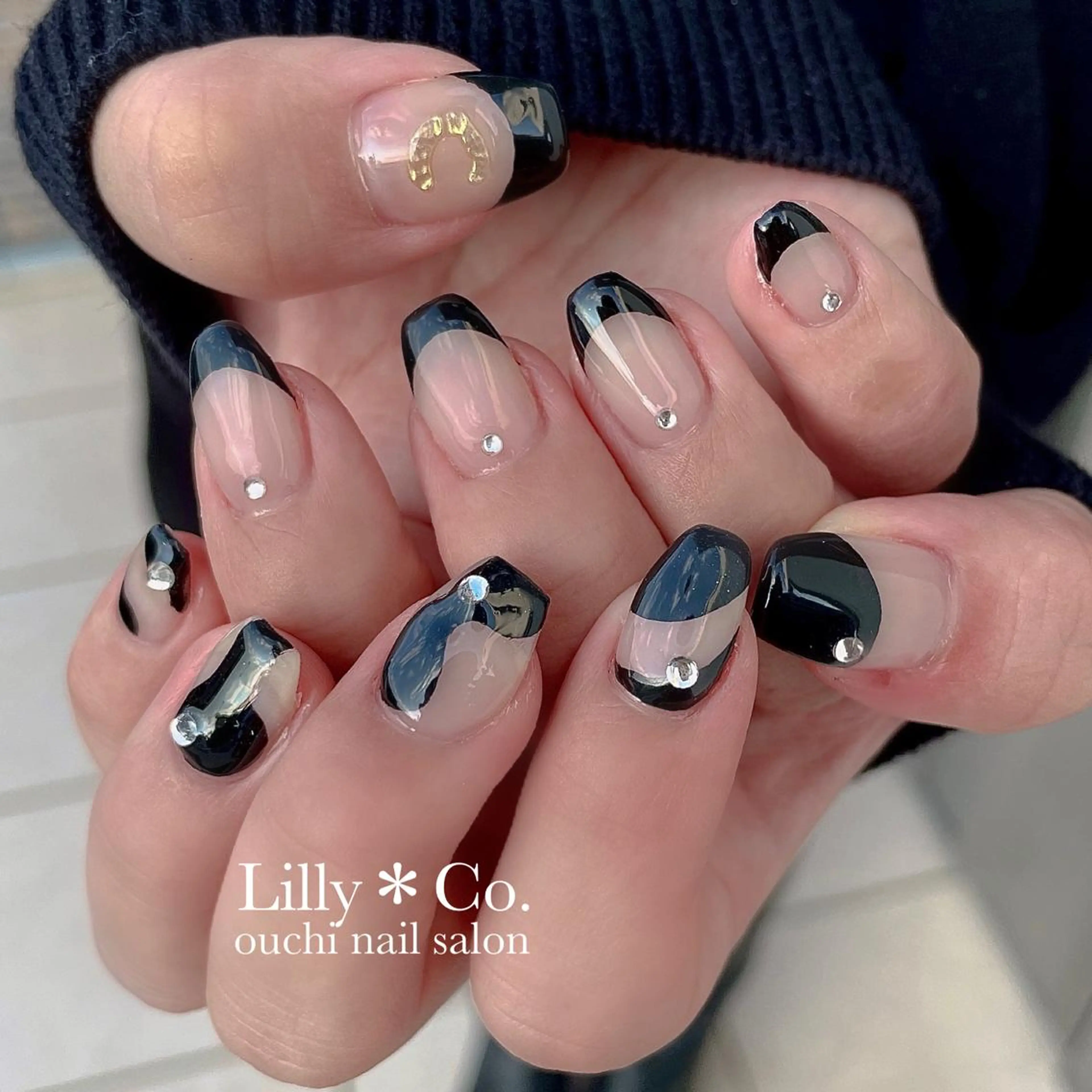 ネイル フレンチネイル ハンドネイル ハンドケア Lilly Co.のネイルデザイン