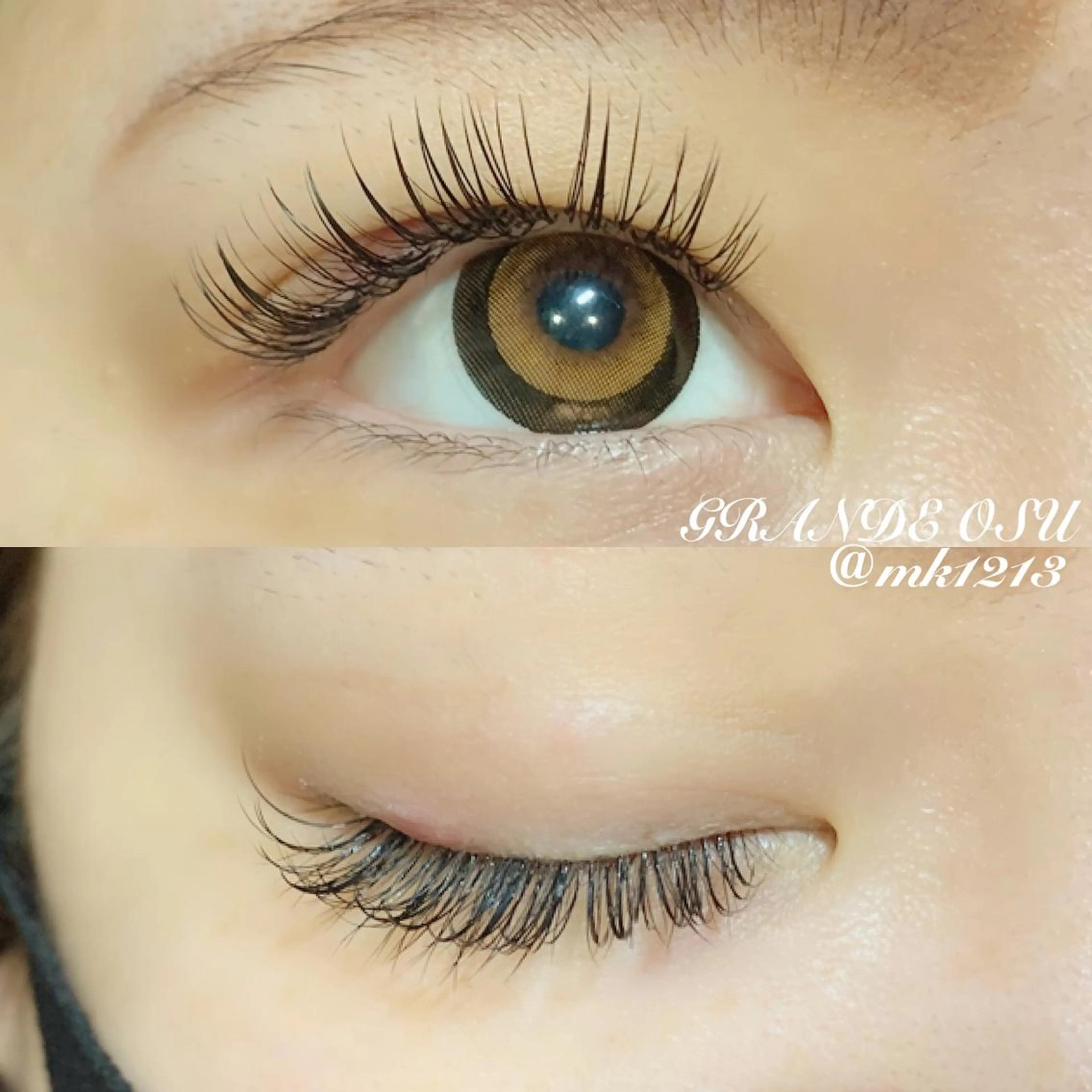 マツエク・マツパ バインドロック GRANDEcara 栄　manamiのマツエク・マツパデザイン