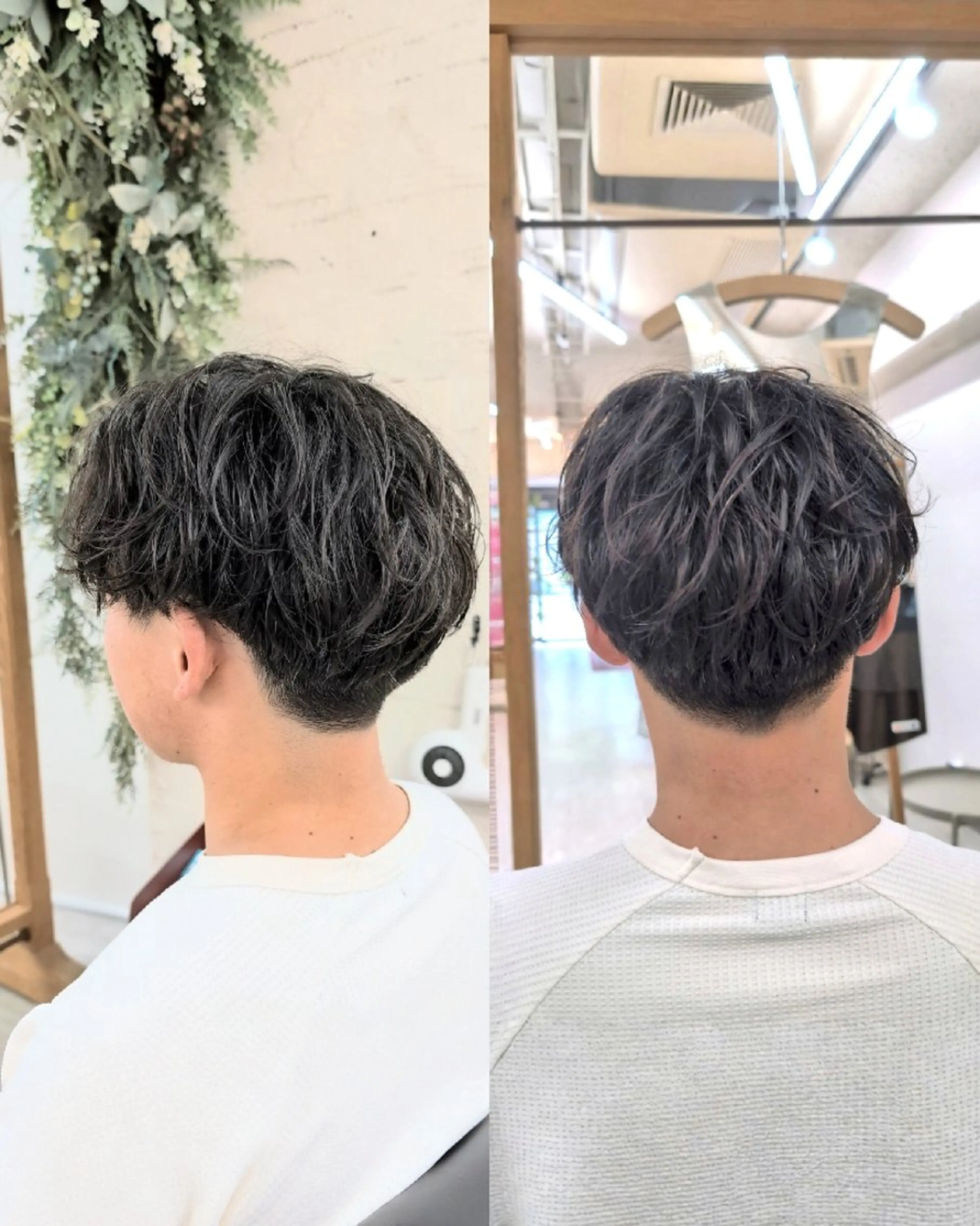 ショート パーマ 平日限定メンズ🦖 カット/パーマ/原子のヘアスタイル