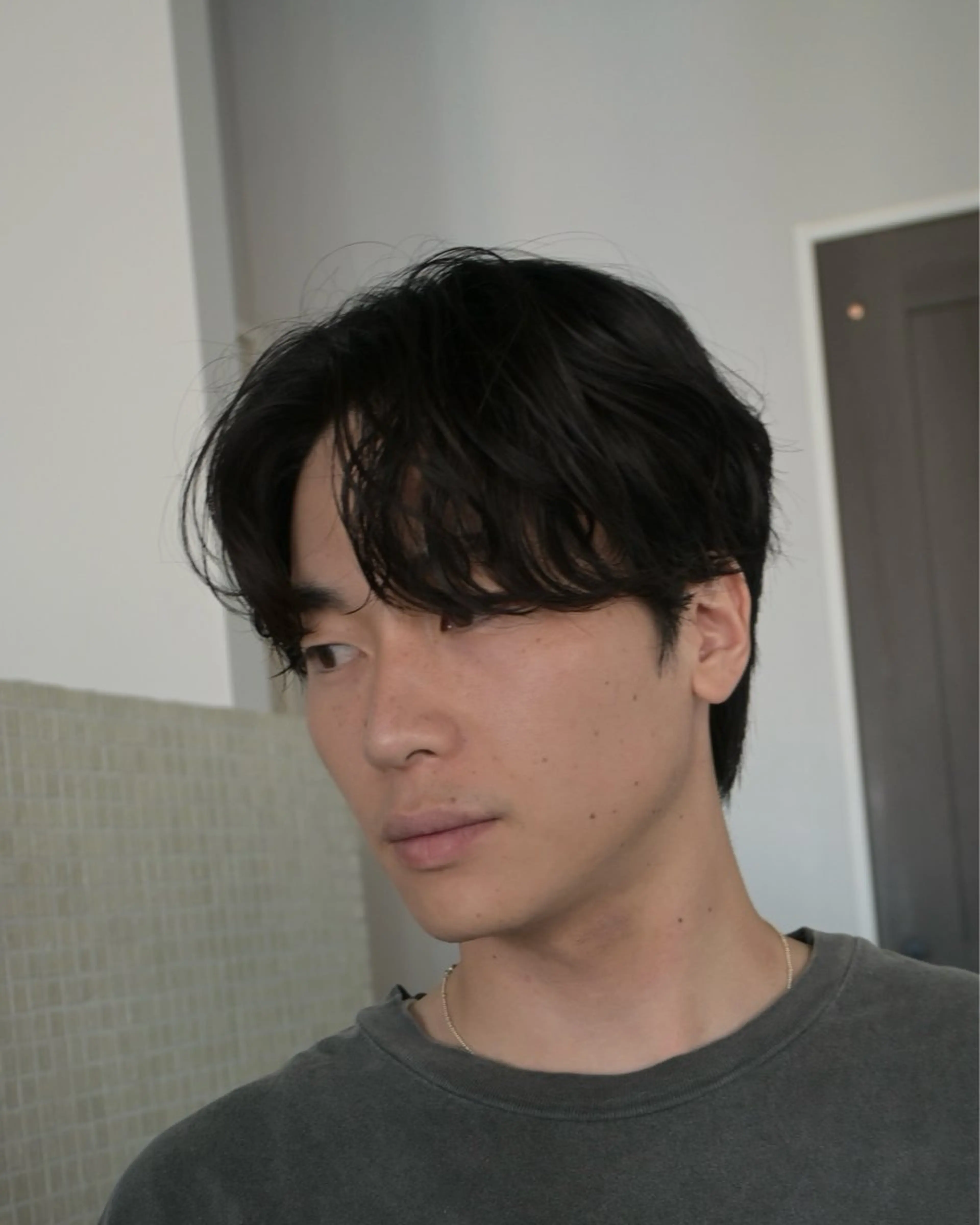 ミディアム メンズ メンズパーマ No.1うえちりくのヘアスタイル