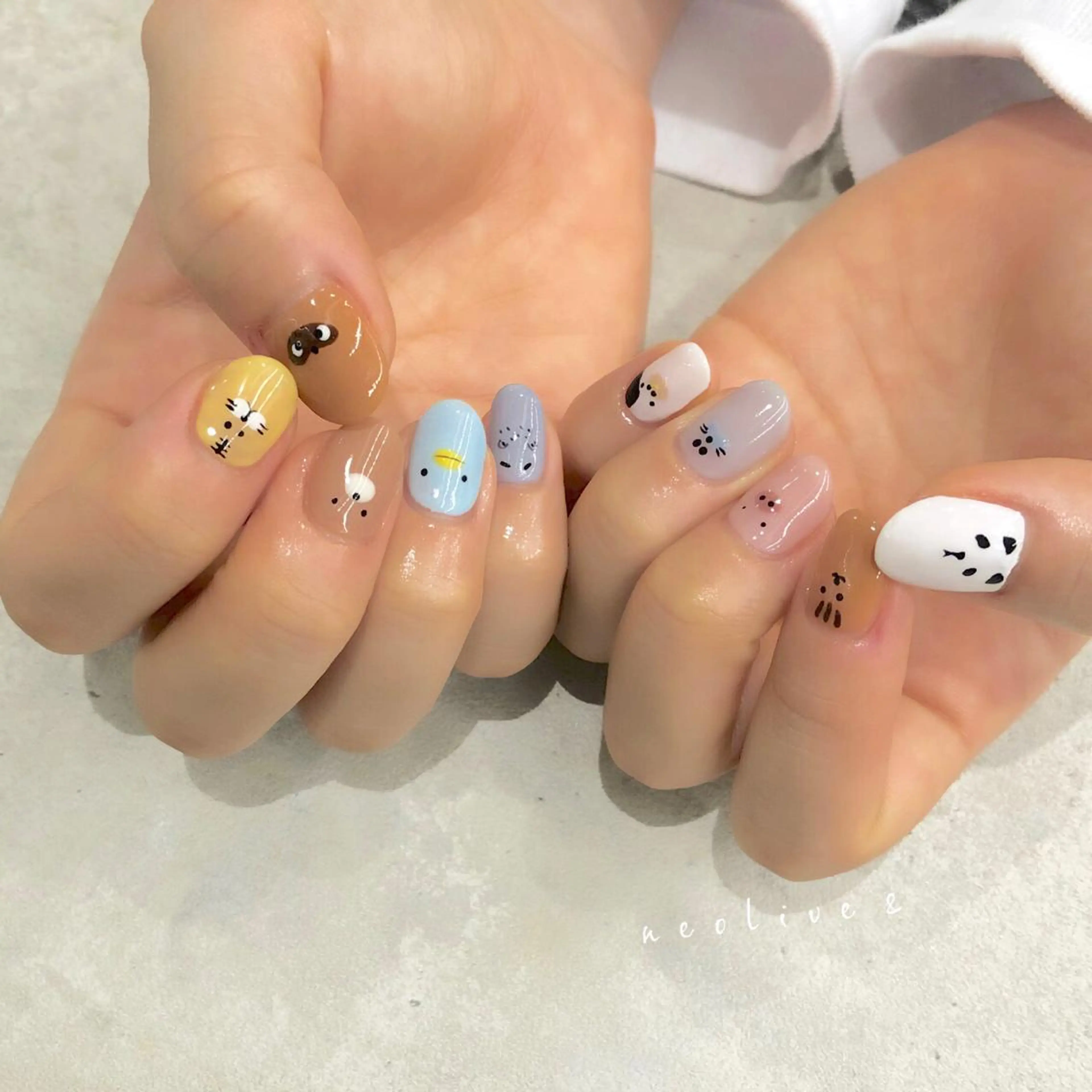 ネイル Yuriko Omi パラジェル/渋谷のネイルデザイン