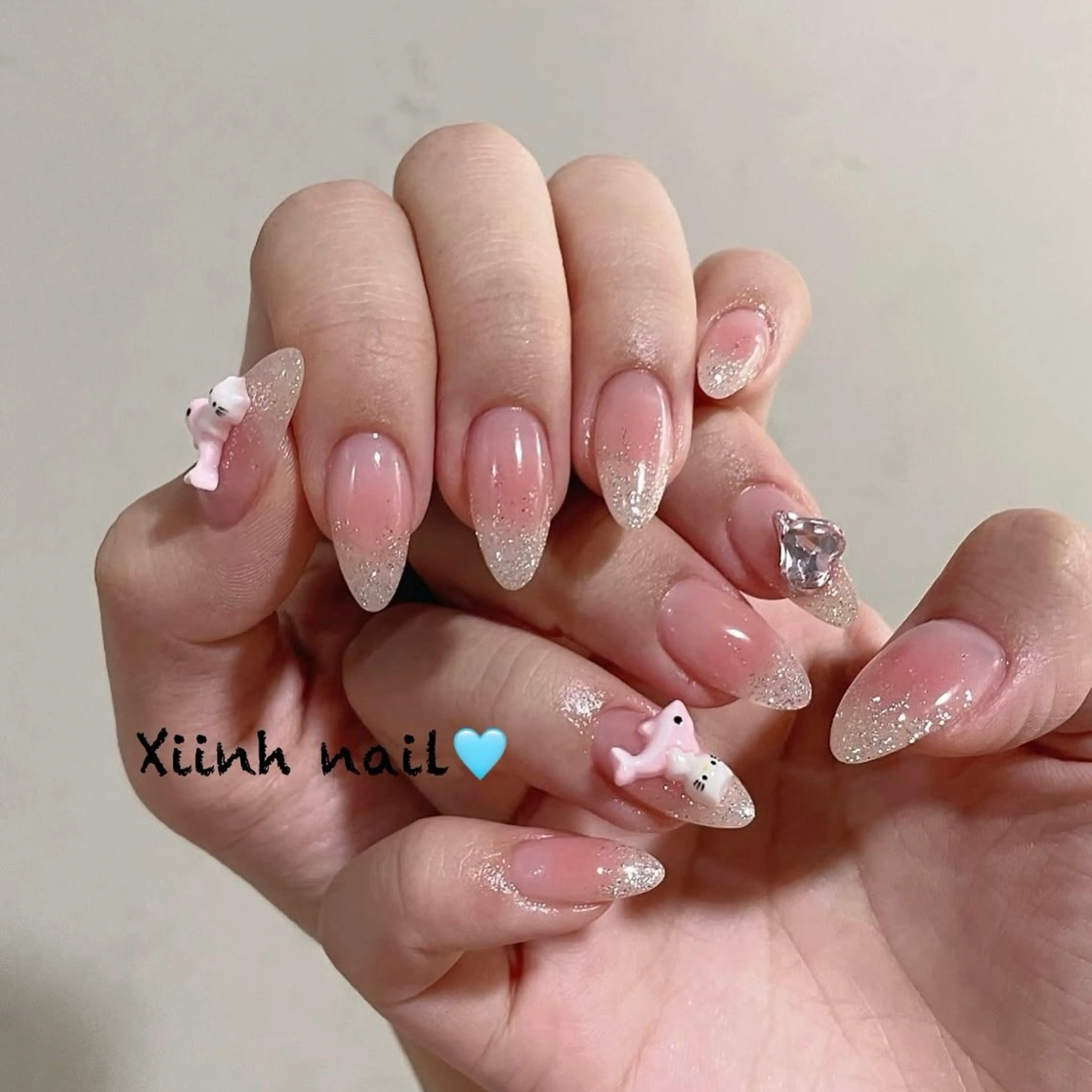 ネイル チークネイル 桜ネイル フットネイル ジェルネイル ハロウィン ハンドネイル XIINH NAIL SALONのネイルデザイン