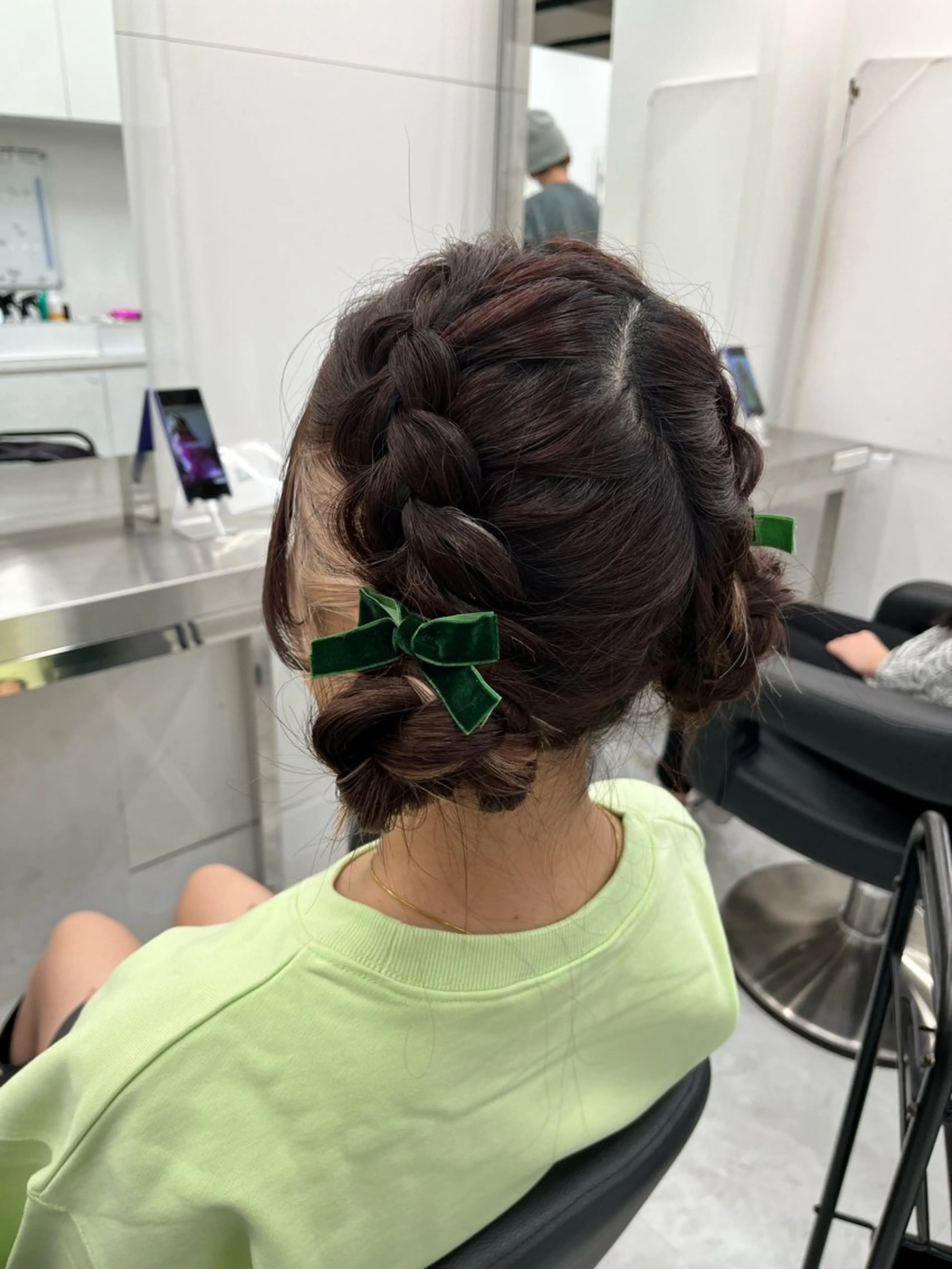 セミロング カラー ヘアアレンジ ヘアセット 愛されカラー🩷 はるなのヘアスタイル