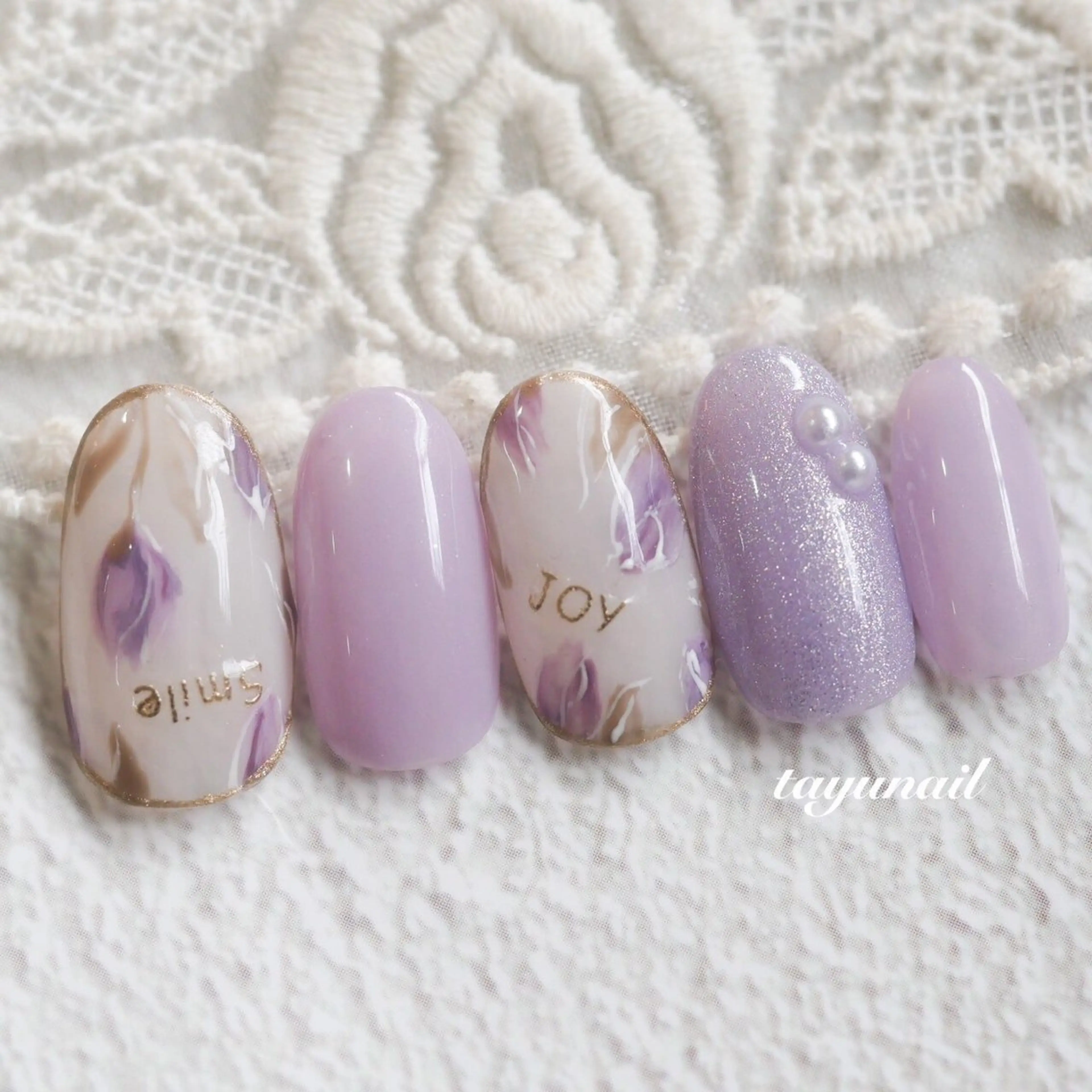 ネイル アートネイル ジェルネイル パラジェル 春ネイル ネイルサロン 【たゆnail】のネイルデザイン