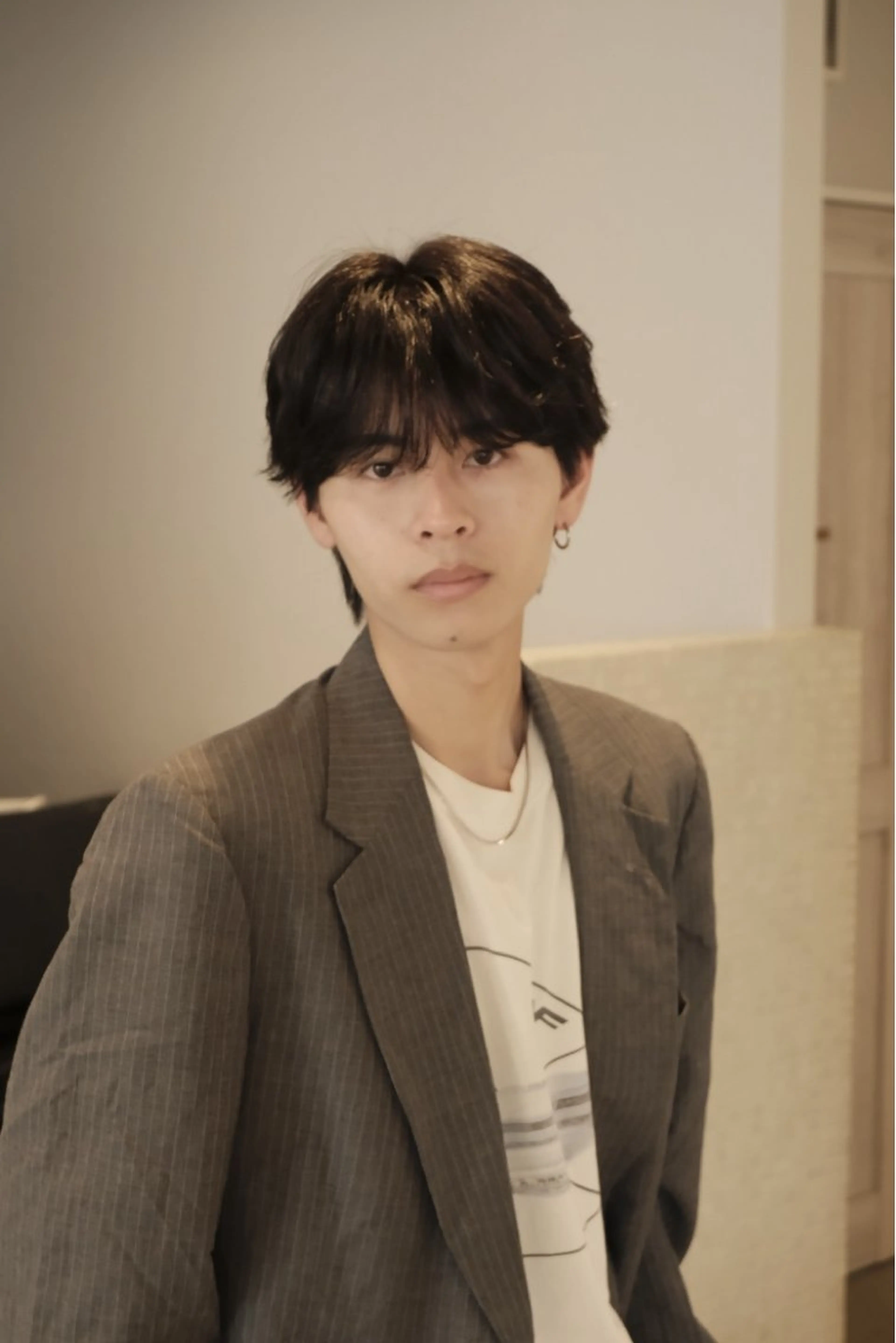 パーマ メンズ カット パーマ シャドウパーマ No.1うえちりくのヘアスタイル