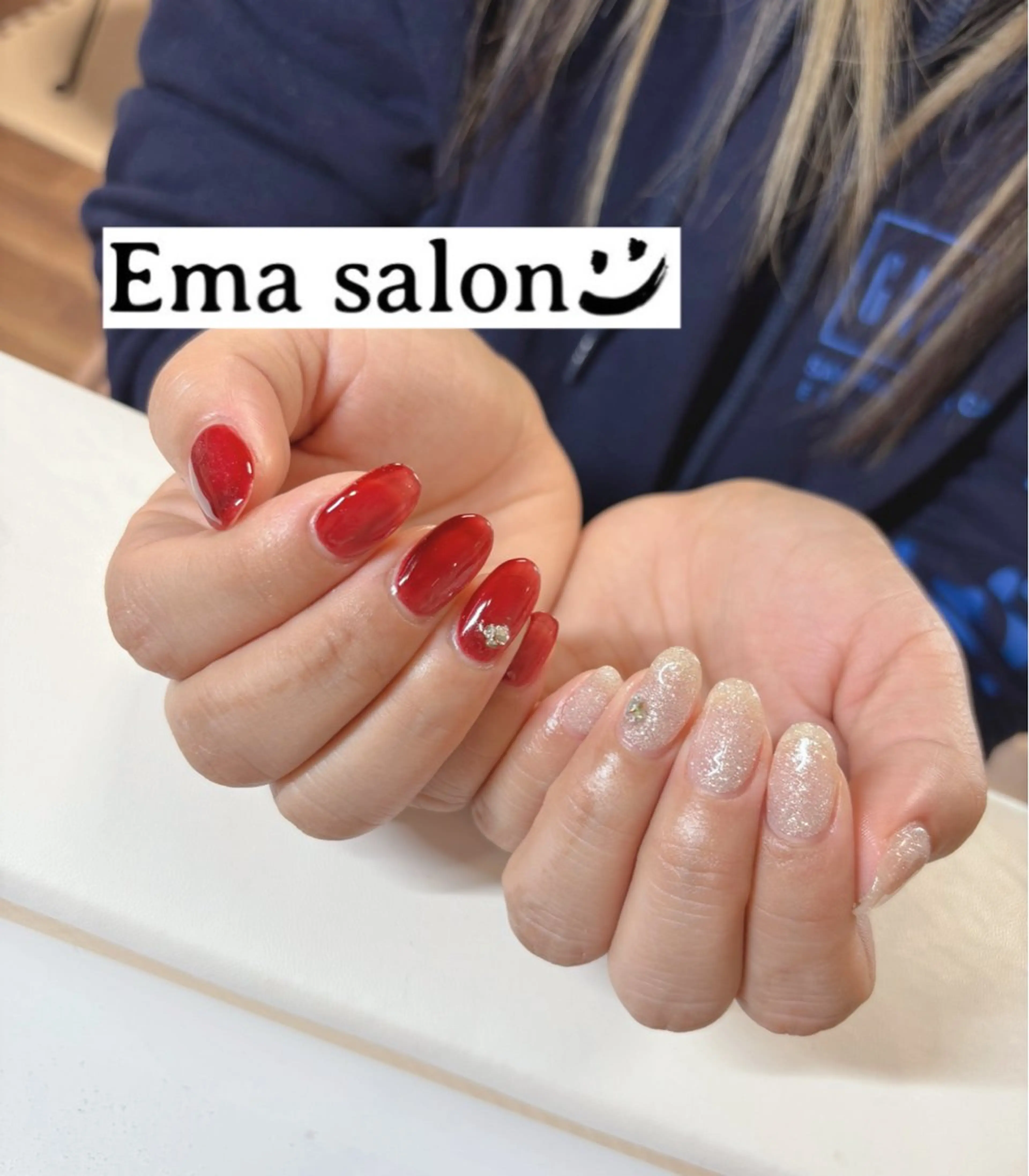 ネイル フラッシュネイル マグネットネイル Ema salon hiromiのネイルデザイン
