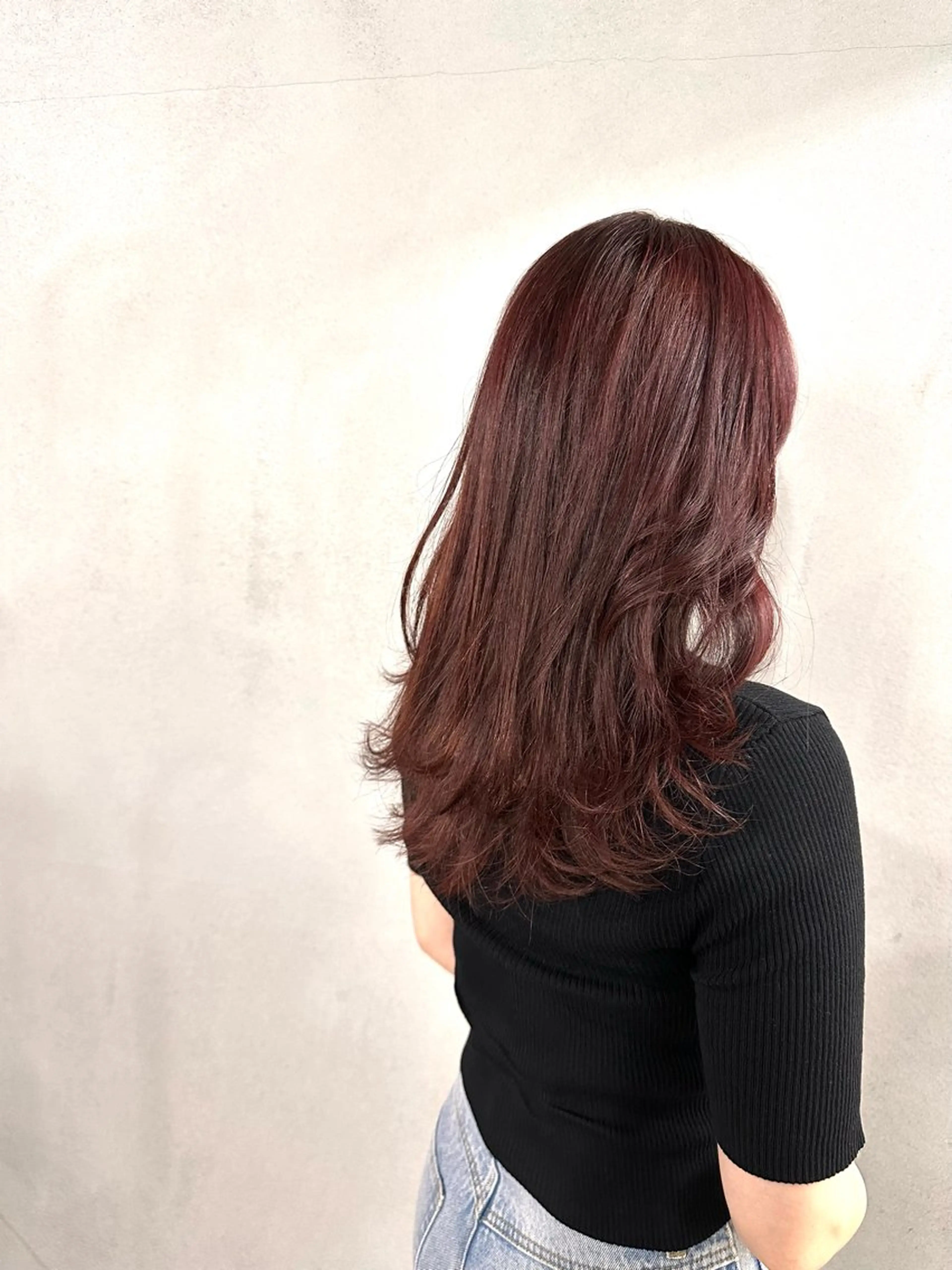 セミロング カラー パーマ ヘアアレンジ メンズ キッズ ブラウンカラー レッドカラー レッドブラウン ヘアカラー トリートメント #tag 稗田綾加のヘアスタイル