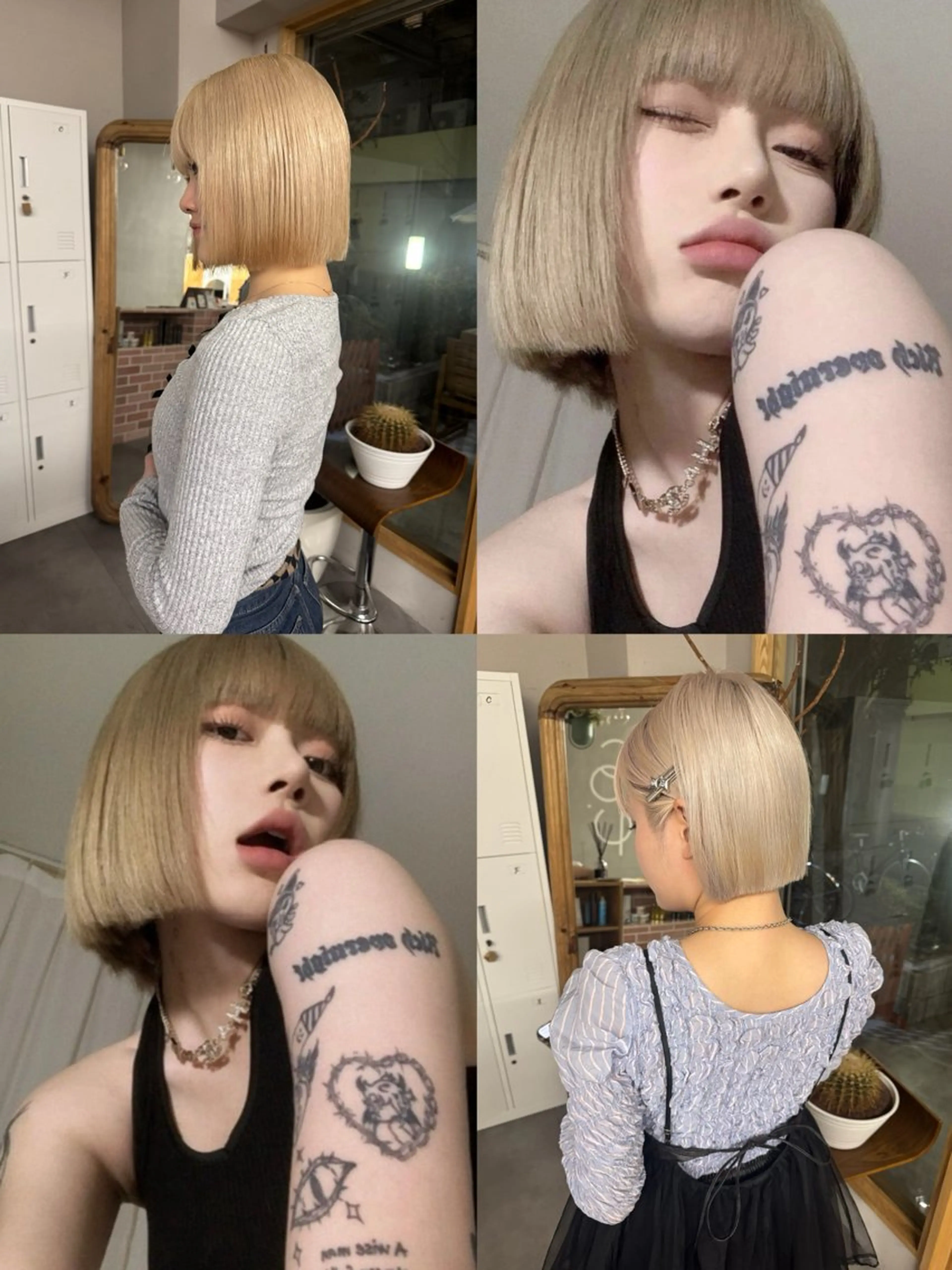 ショート 🌙ヘーゼルベージュ レイヤーカット🌙のヘアスタイル