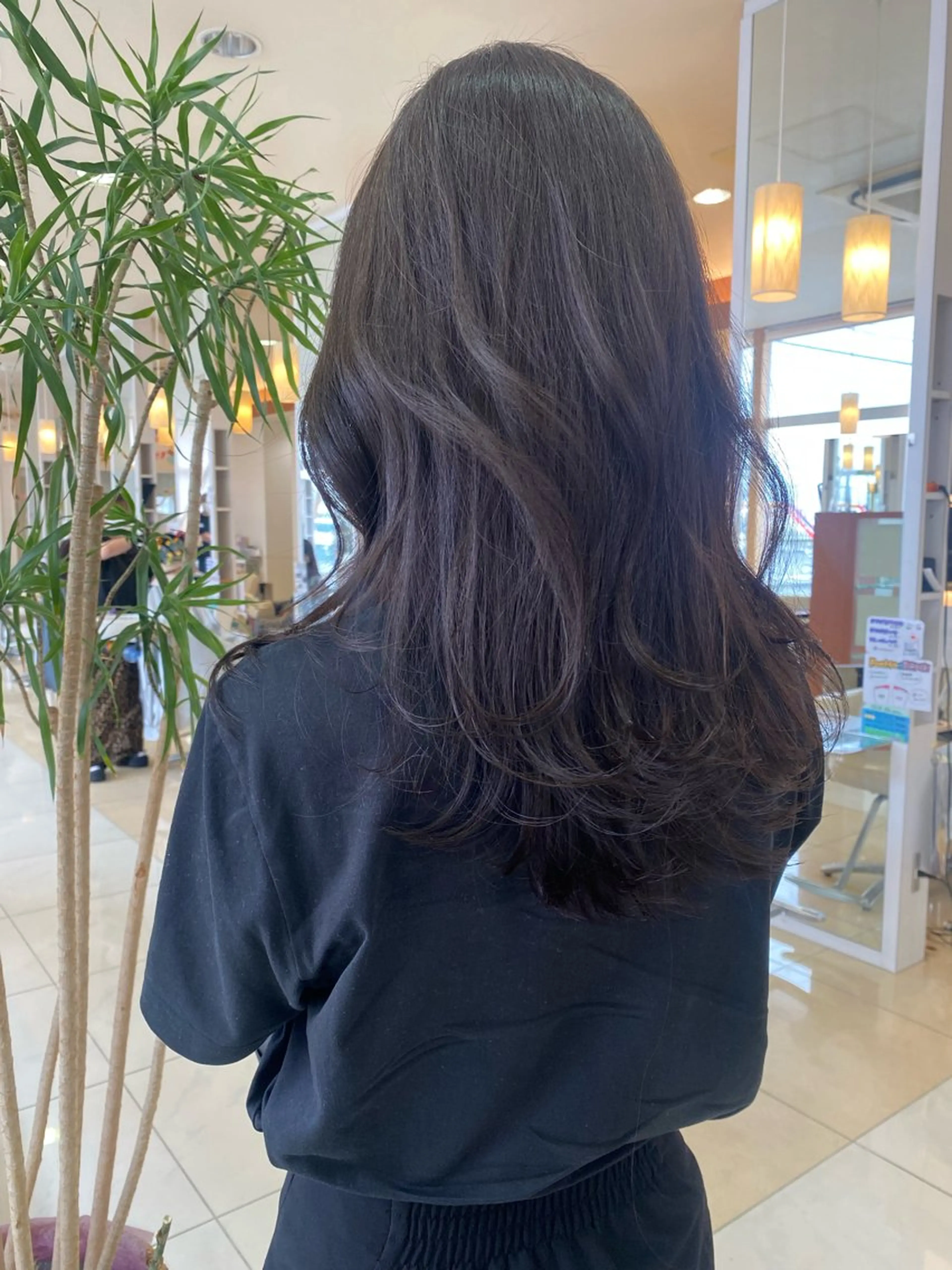カラー 髪質改善 ヘアカラー トリートメント 💖透明感カラー 板倉百花💖のヘアスタイル