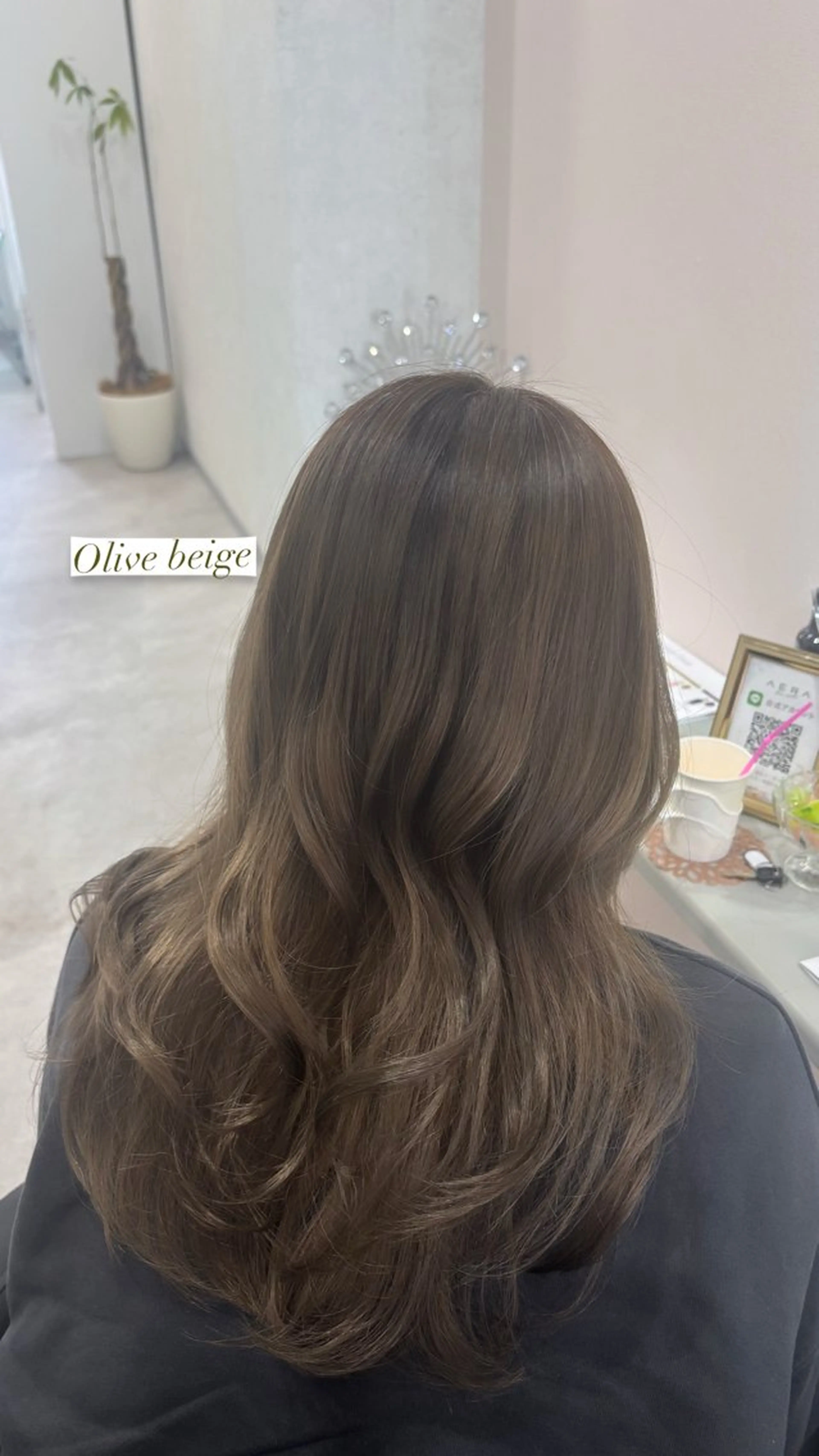 🎀当日限定🪽🔮韓国風💕ツヤワンカラー🛁ダメージを最小限に抑えたオーガニックカラーを使用💞の写真