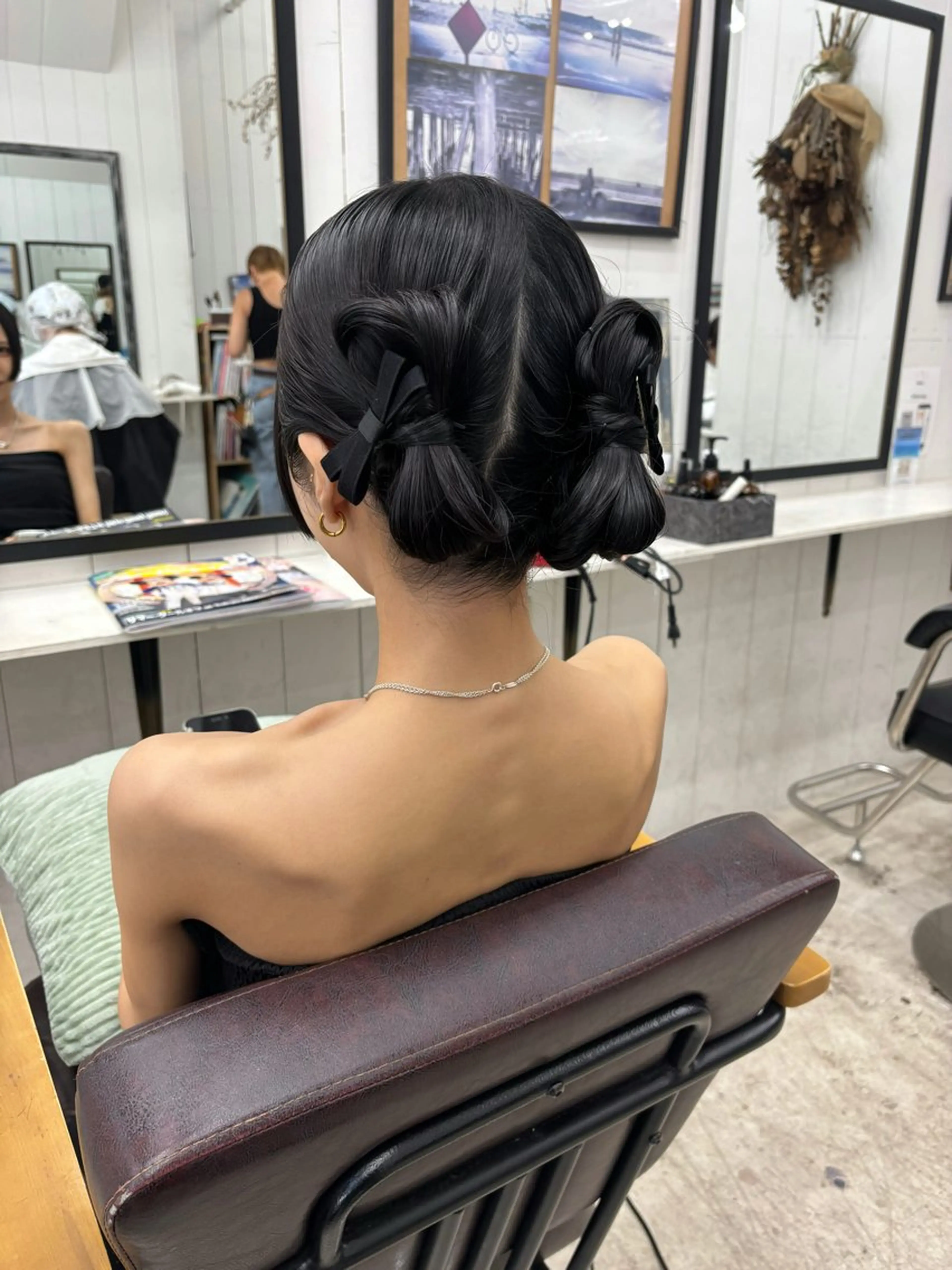 ヘアアレンジ ヘアセット Ann./艶髪 /レイヤーカットのヘアスタイル