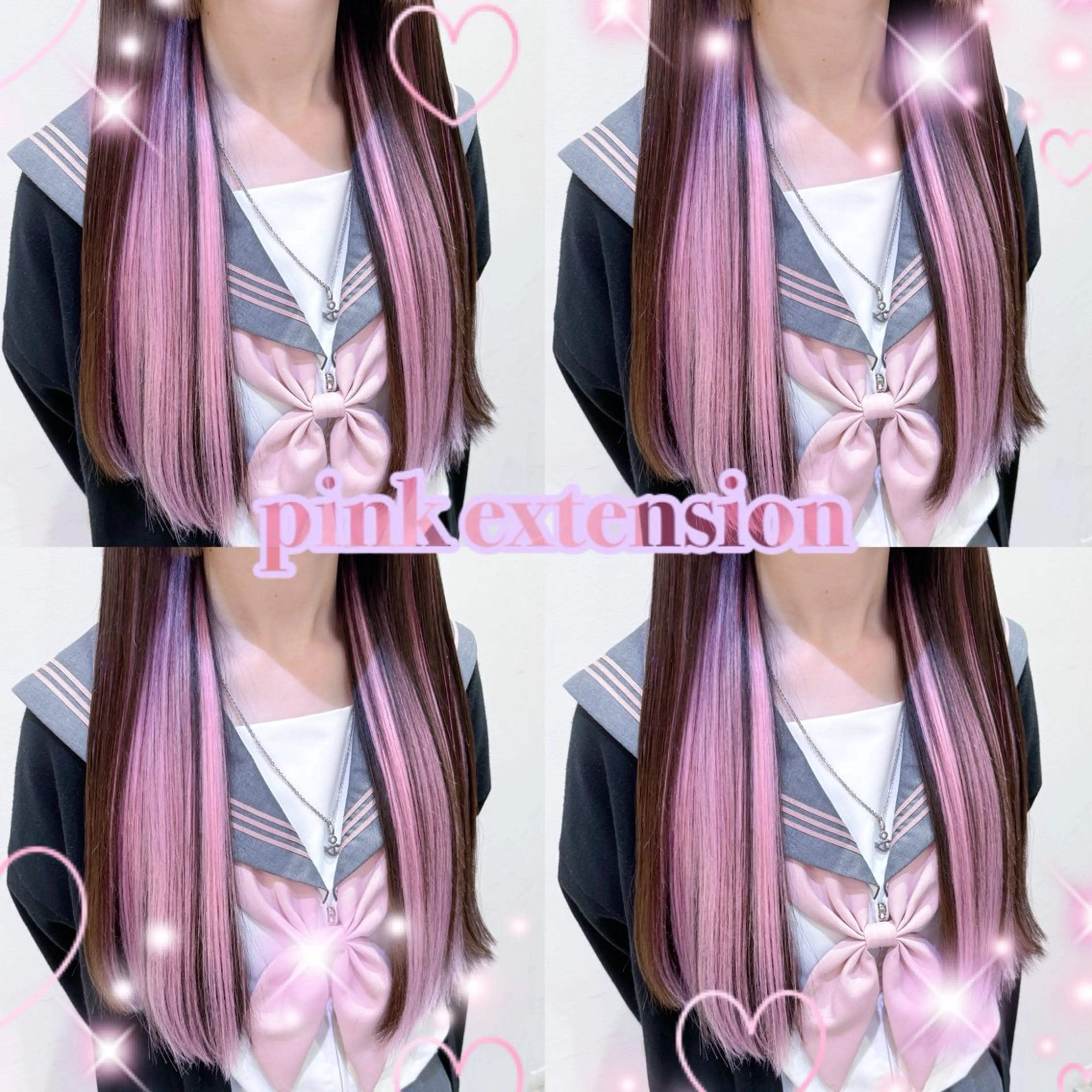 ロング エクステ カット エクステ 横浜🍒ルーツカラー エクステ／RIEのヘアスタイル