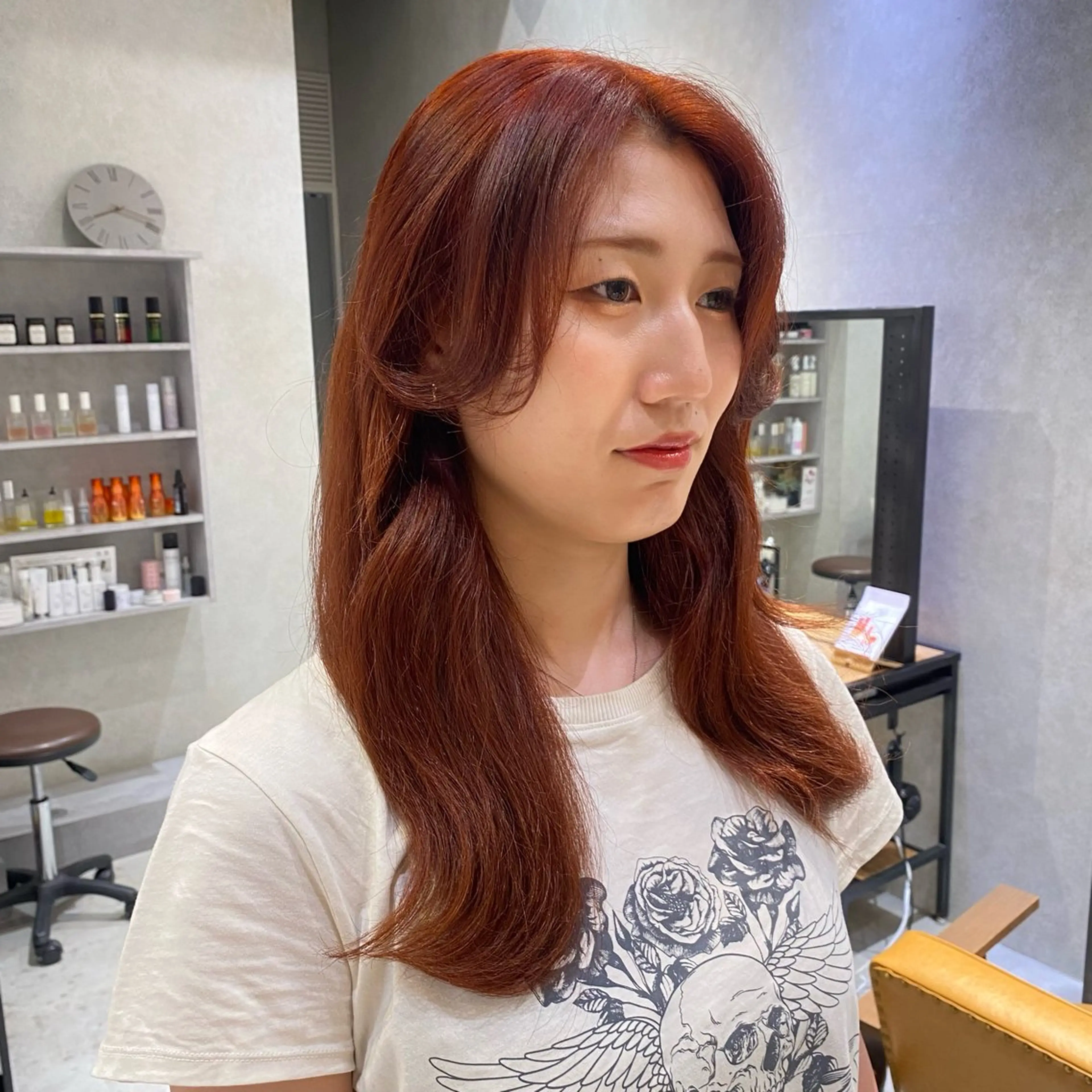 ロング Natsuki/韓国 ボブ/レイヤーカットのヘアスタイル