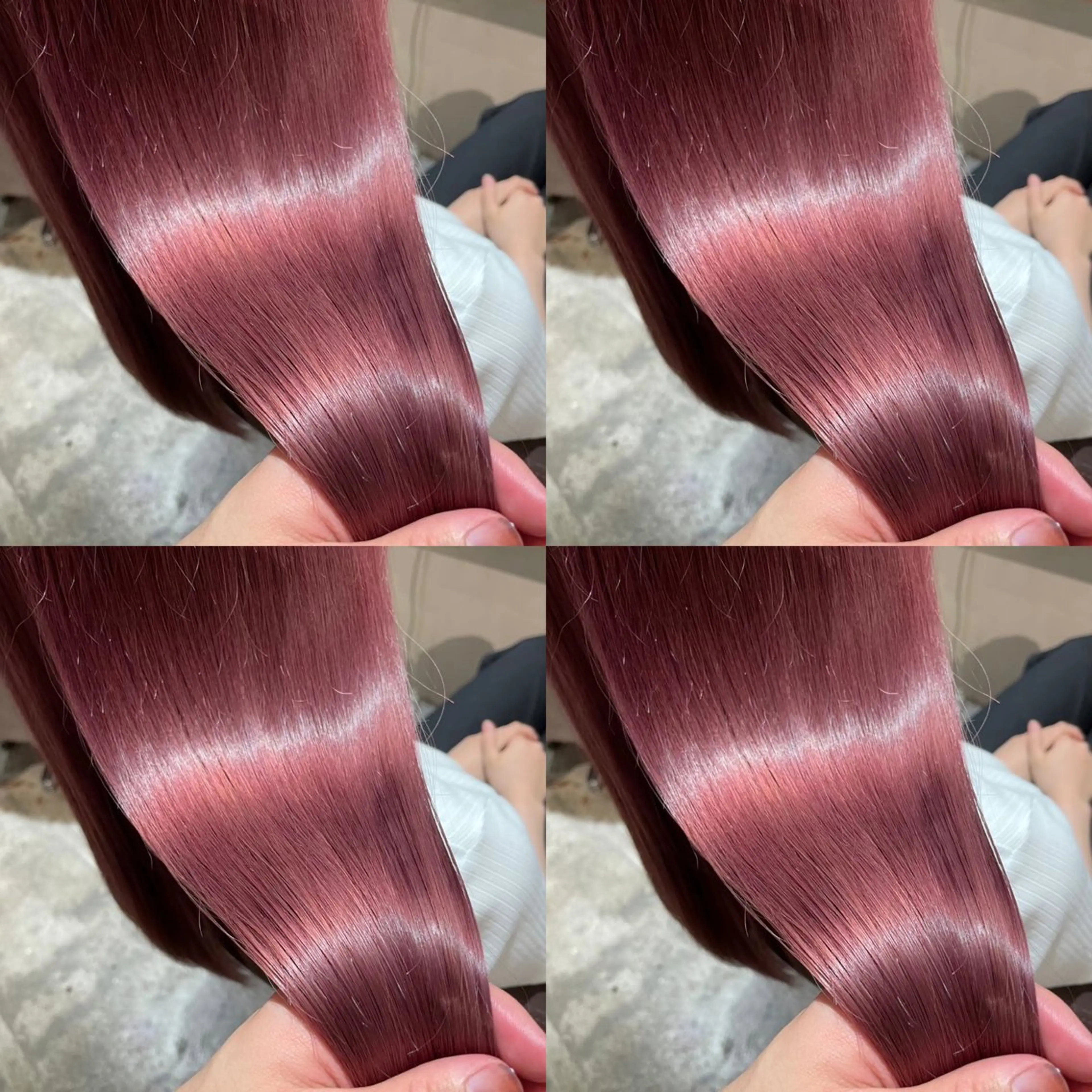 セミロング カラー レイヤーカット/ 縮毛矯正🇰🇷早坂のヘアスタイル