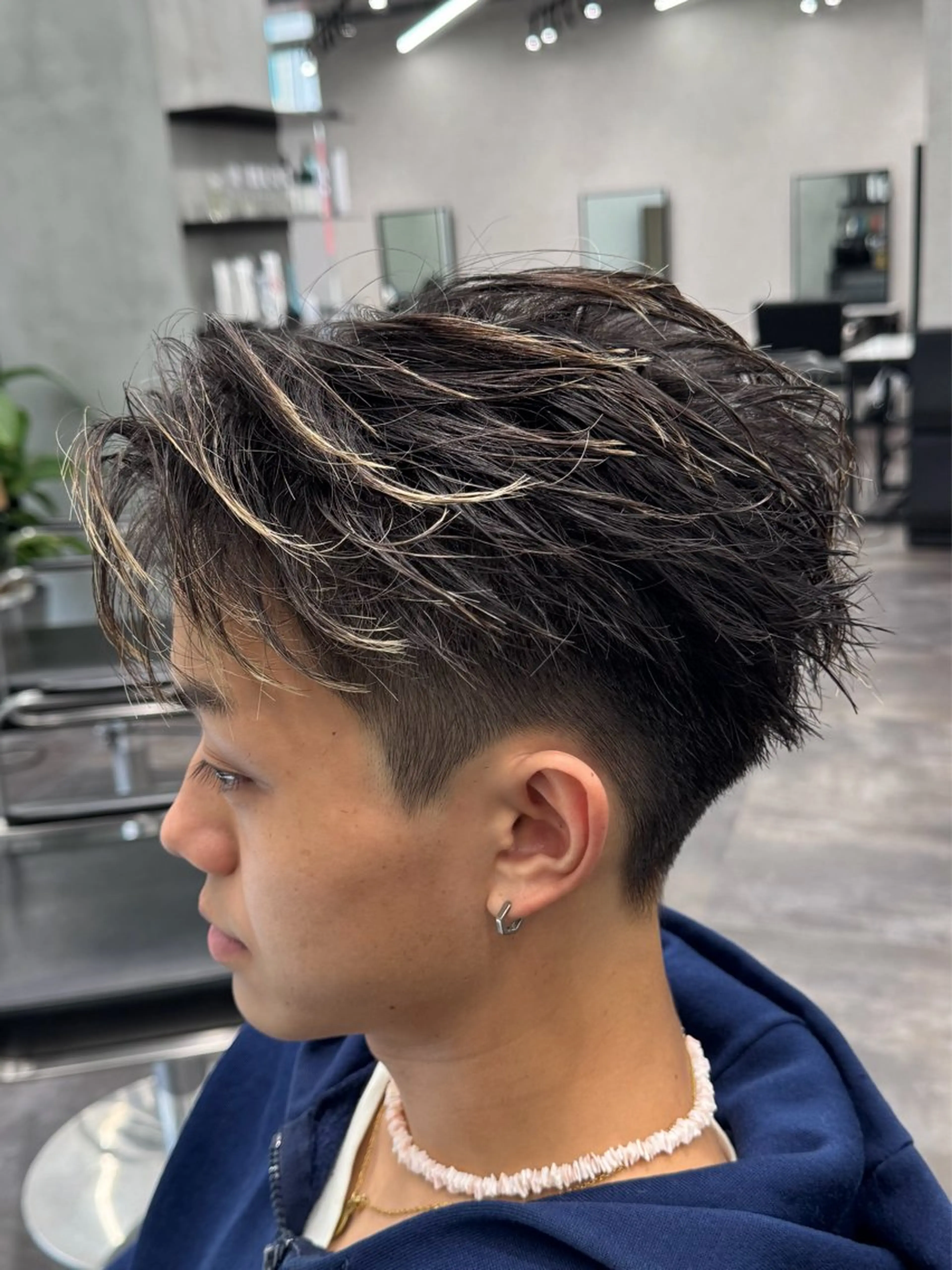 ショート パーマ メンズ フェザーパーマ メンズパーマ ショートヘア カット パーマ 🔥メンズ超特化🔥 青木海斗のヘアスタイル