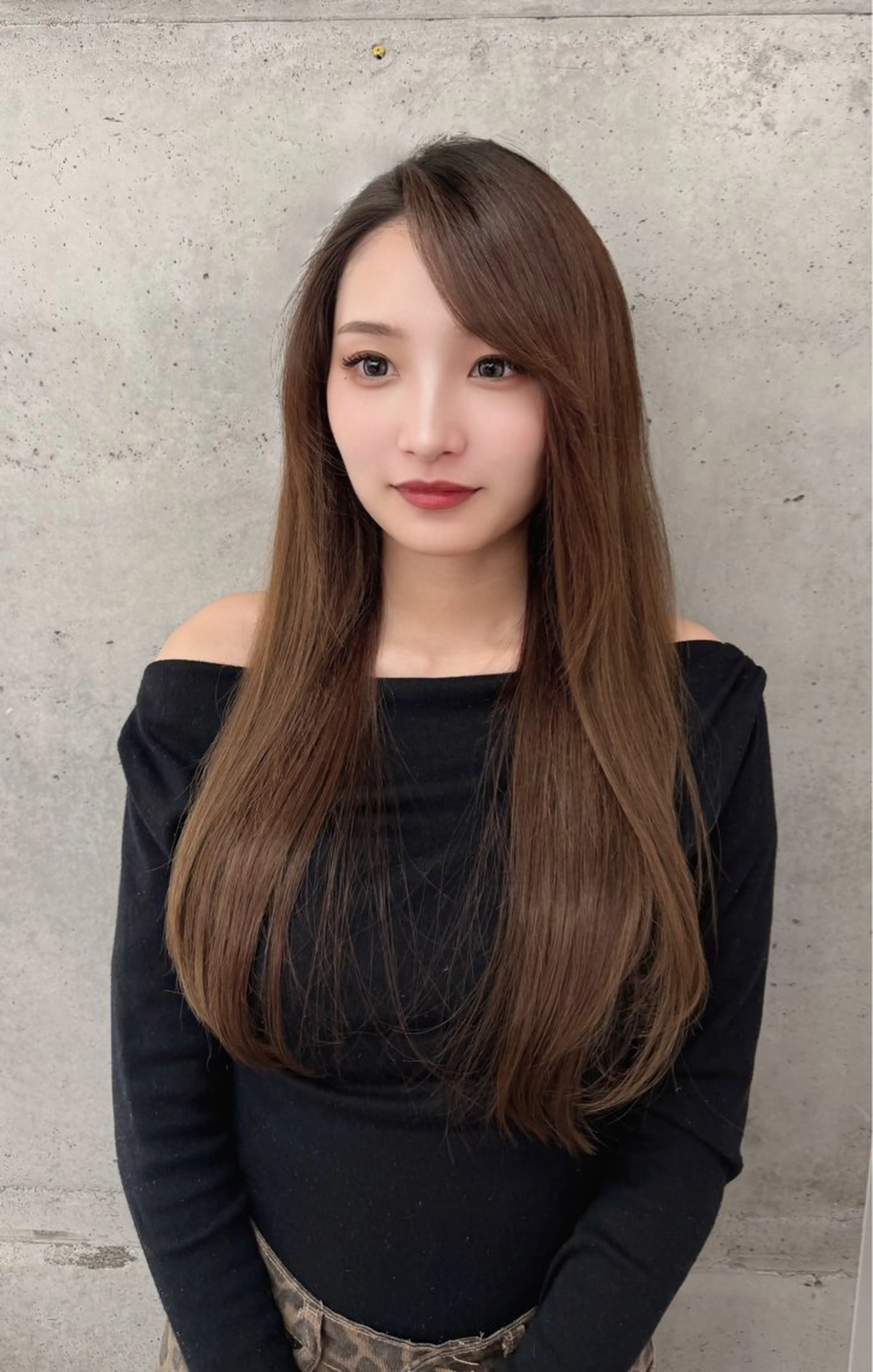 ロング エクステ×レイヤー 黎也のヘアスタイル