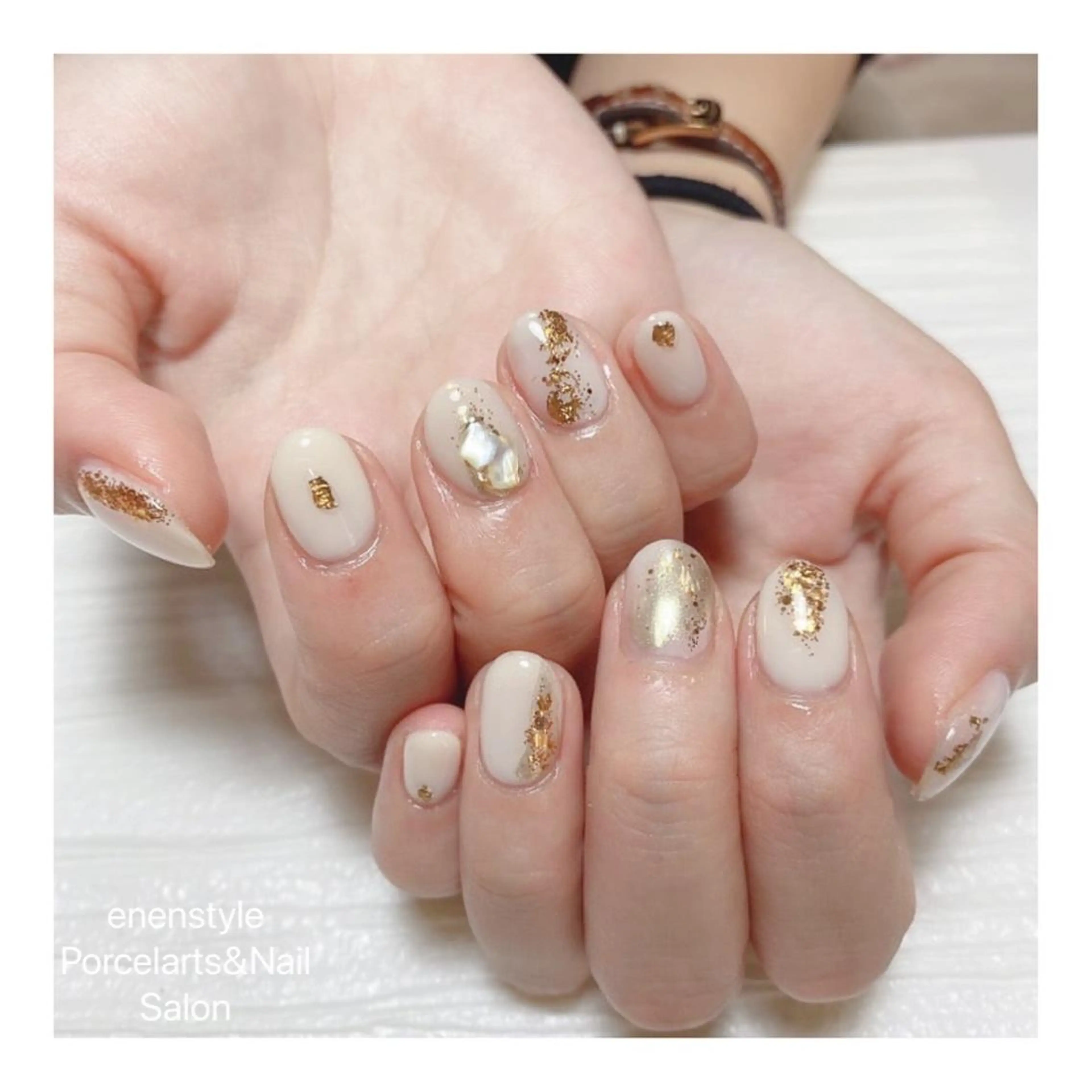 ショート ネイル ハンドネイル 👑enen style👑のネイルデザイン