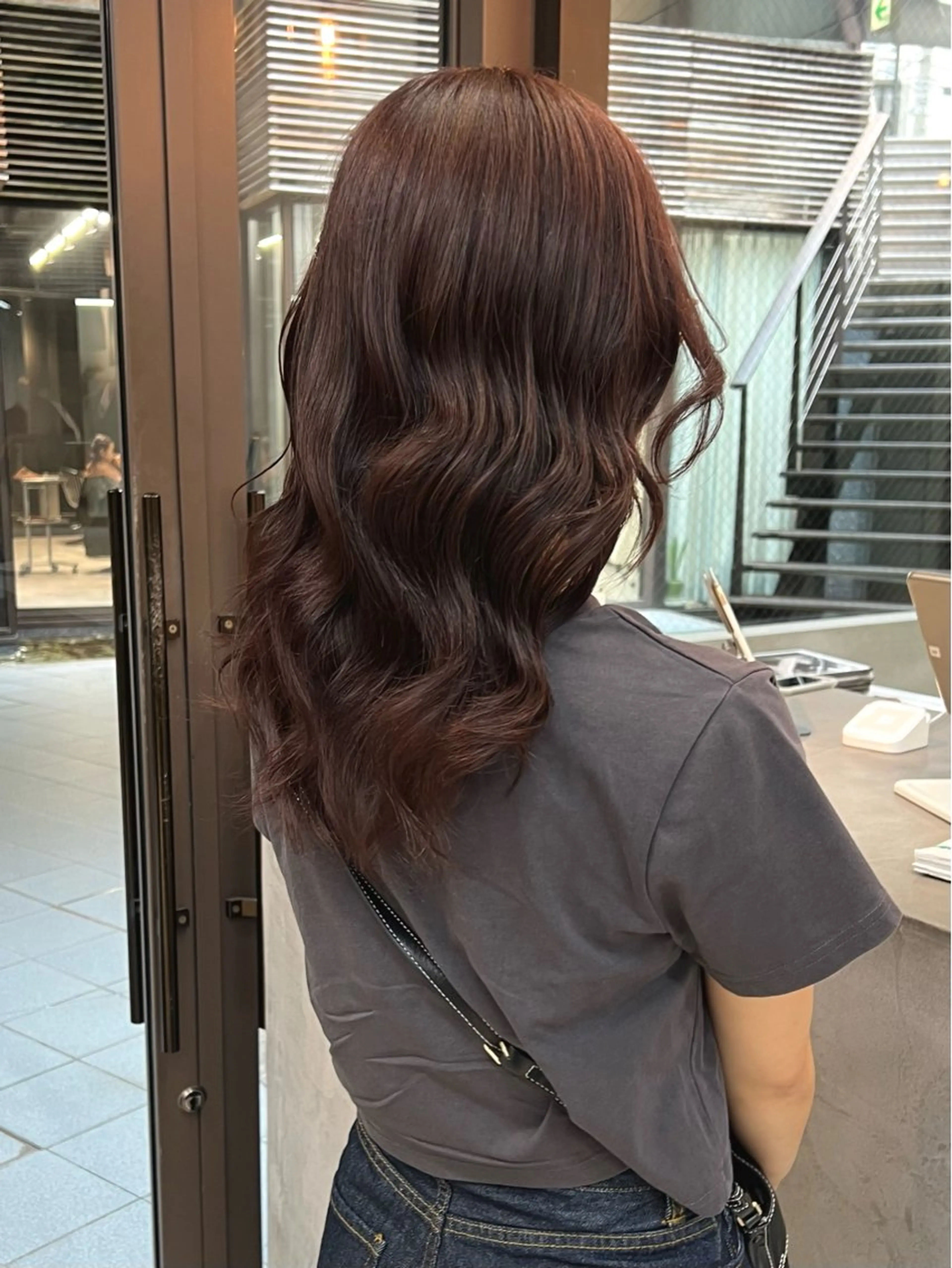 セミロング カラー ブリーチ ブラウンカラー ダブルカラー ブリーチなしカラー ボブ/メンズショート /あづき⭐️のヘアスタイル