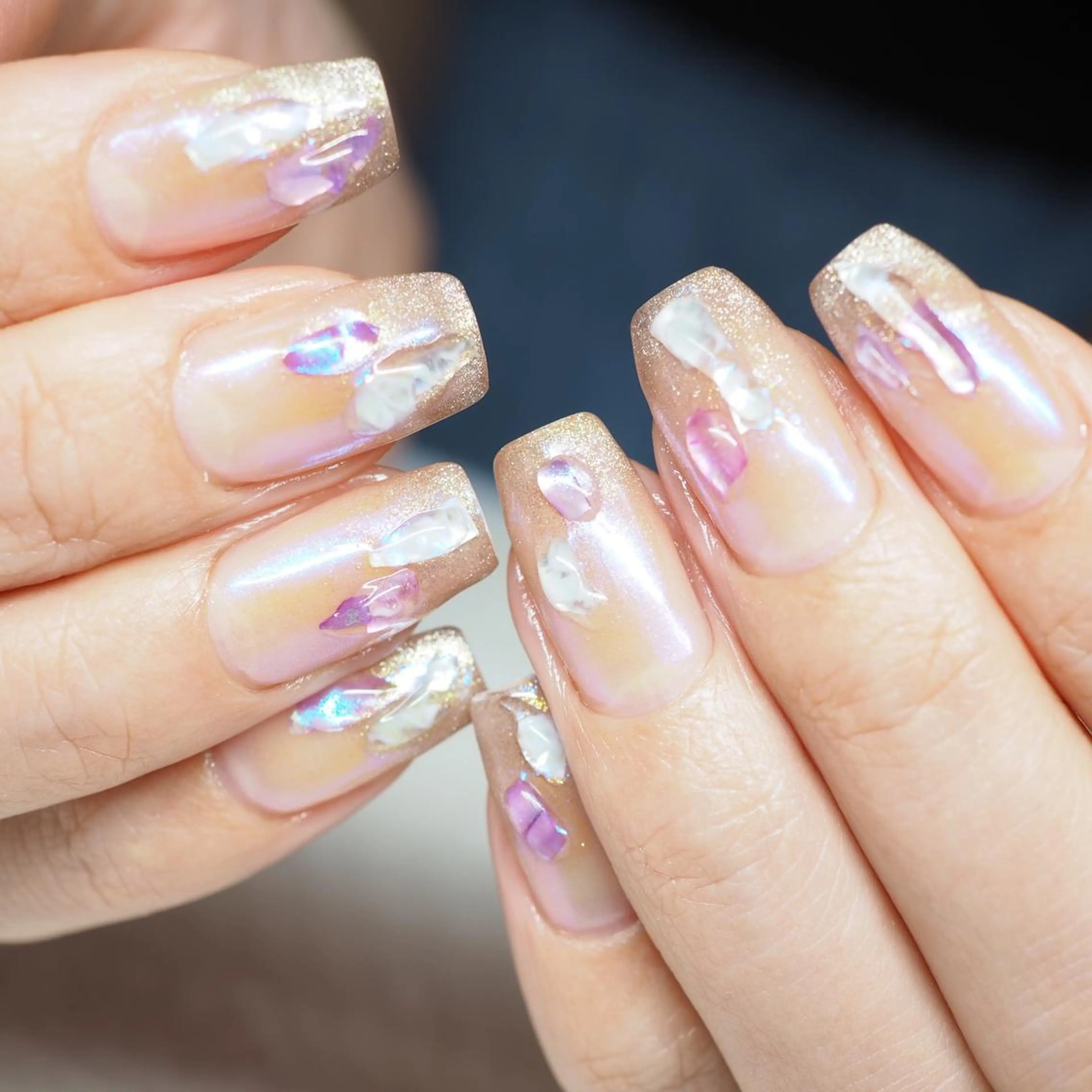 ネイル ハンドネイル 深爪を断らない スカルプ高評価店のネイルデザイン