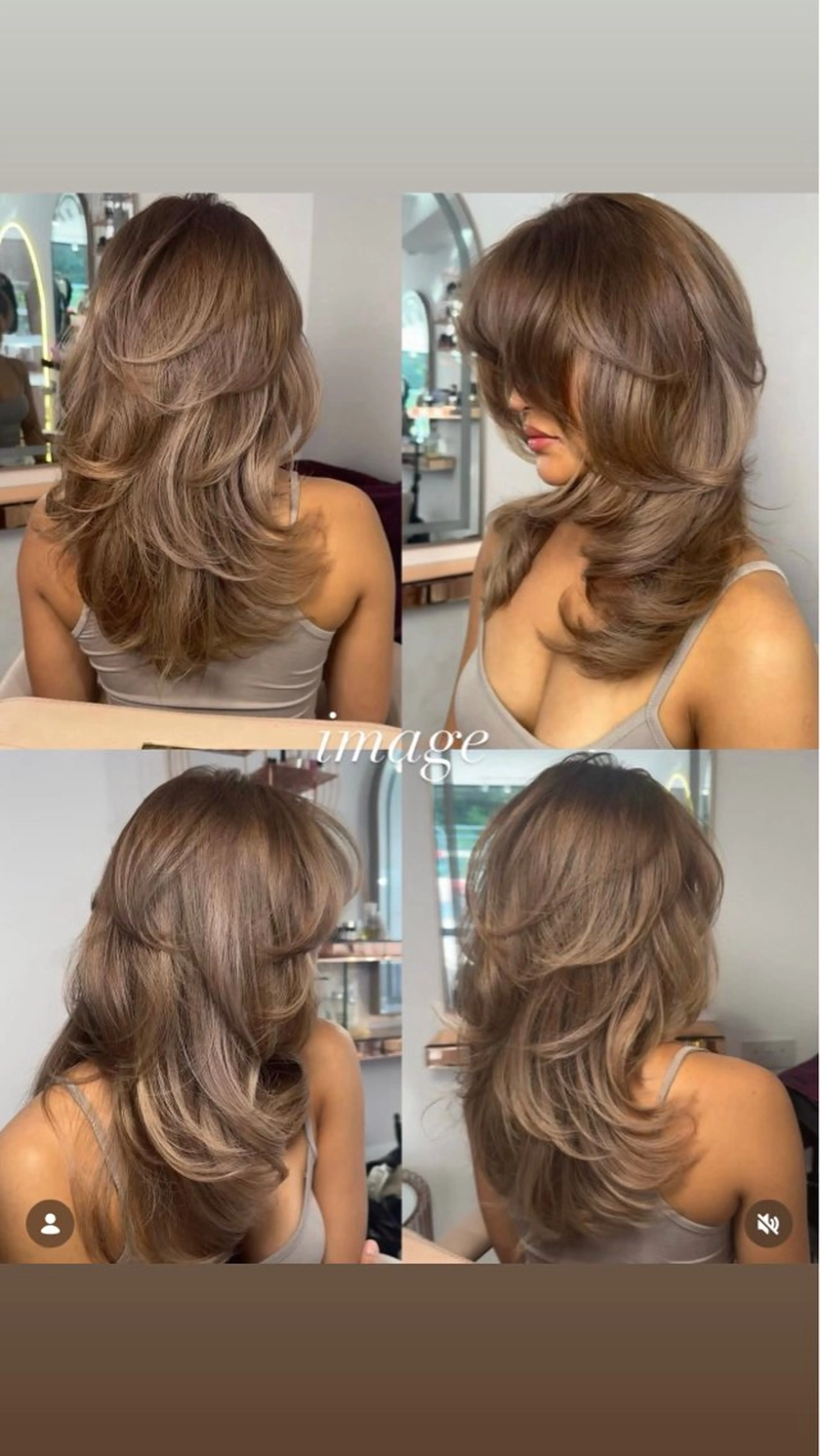 ロング ナナ♡レイヤーカット ♡似合わせカラーのヘアスタイル