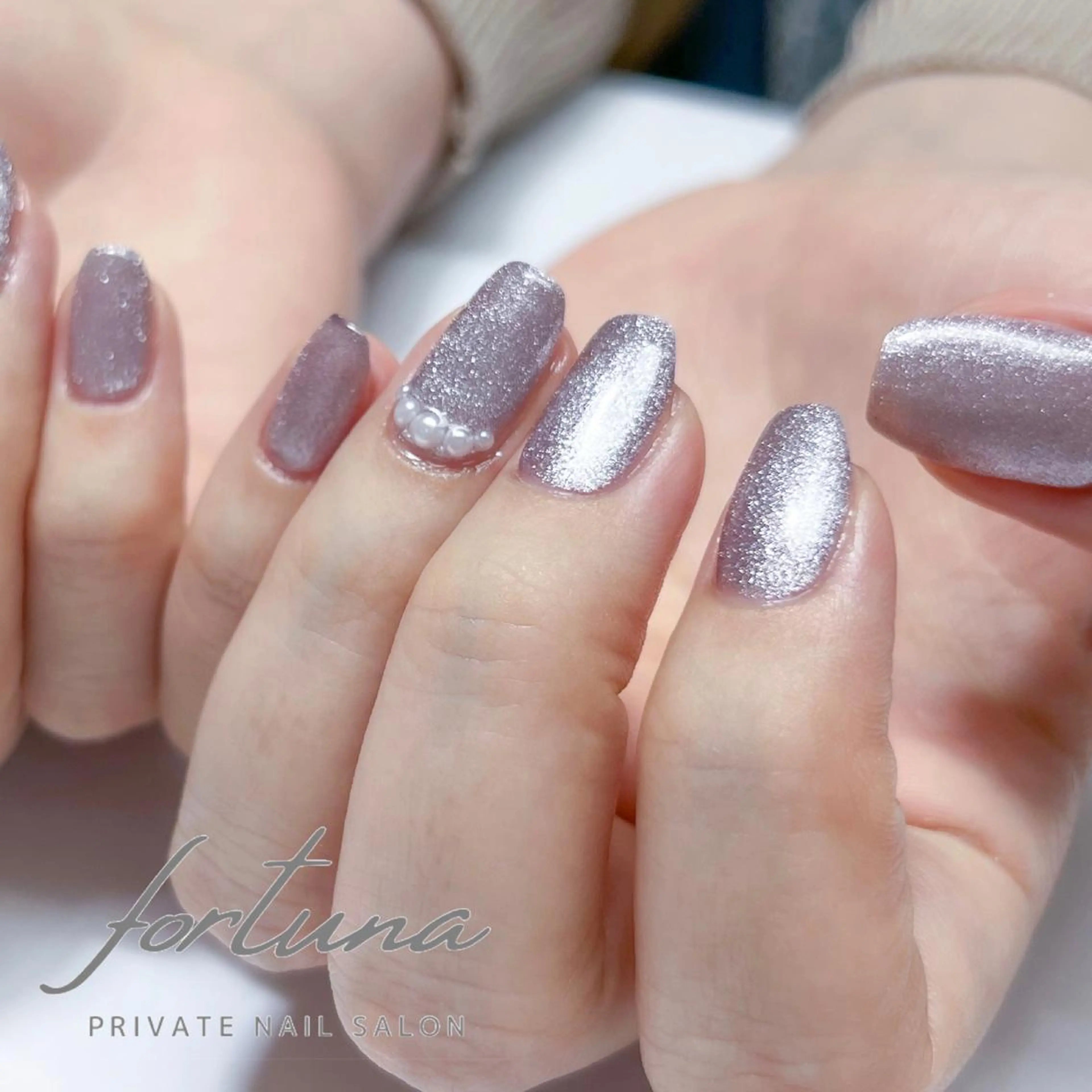 ネイル マグネットネイル ハンドネイル fortuna 武藤裕美のネイルデザイン