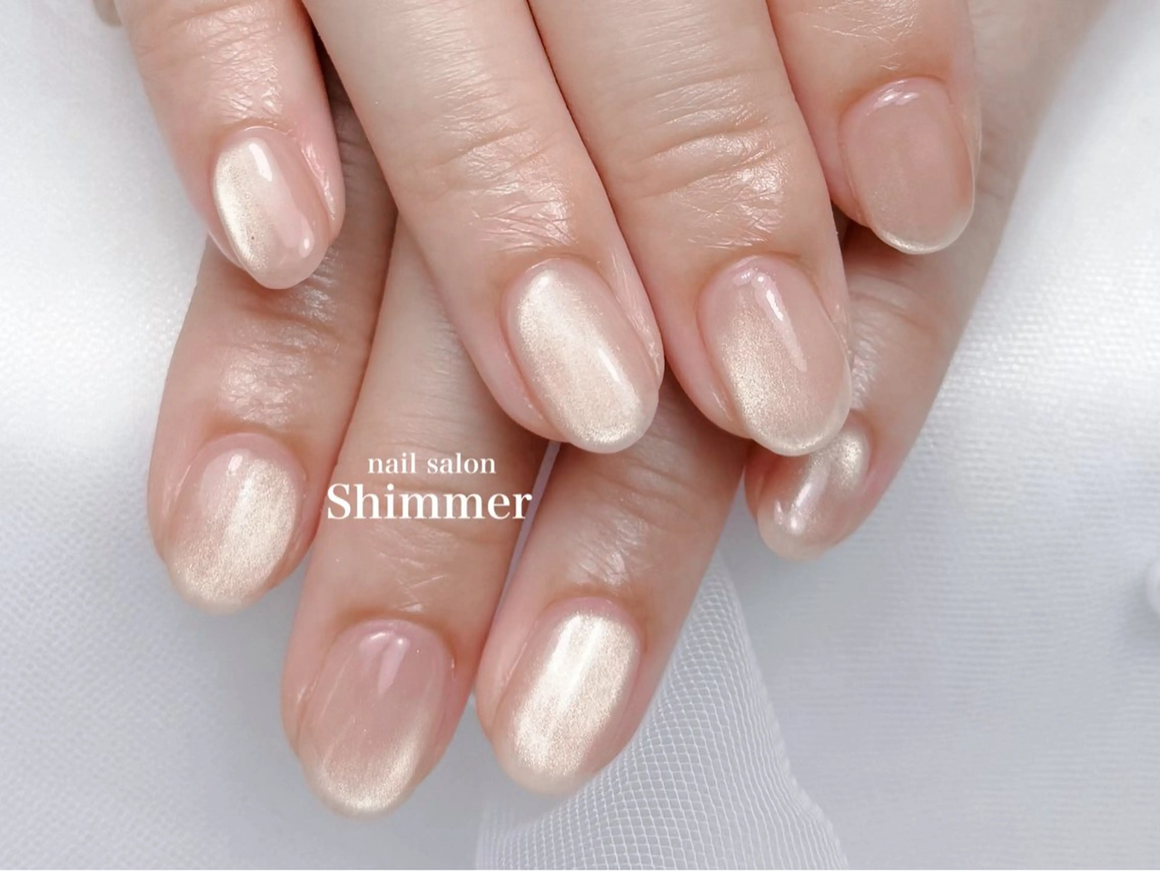 ネイル ハンドネイル Shimmer Risaのネイルデザイン