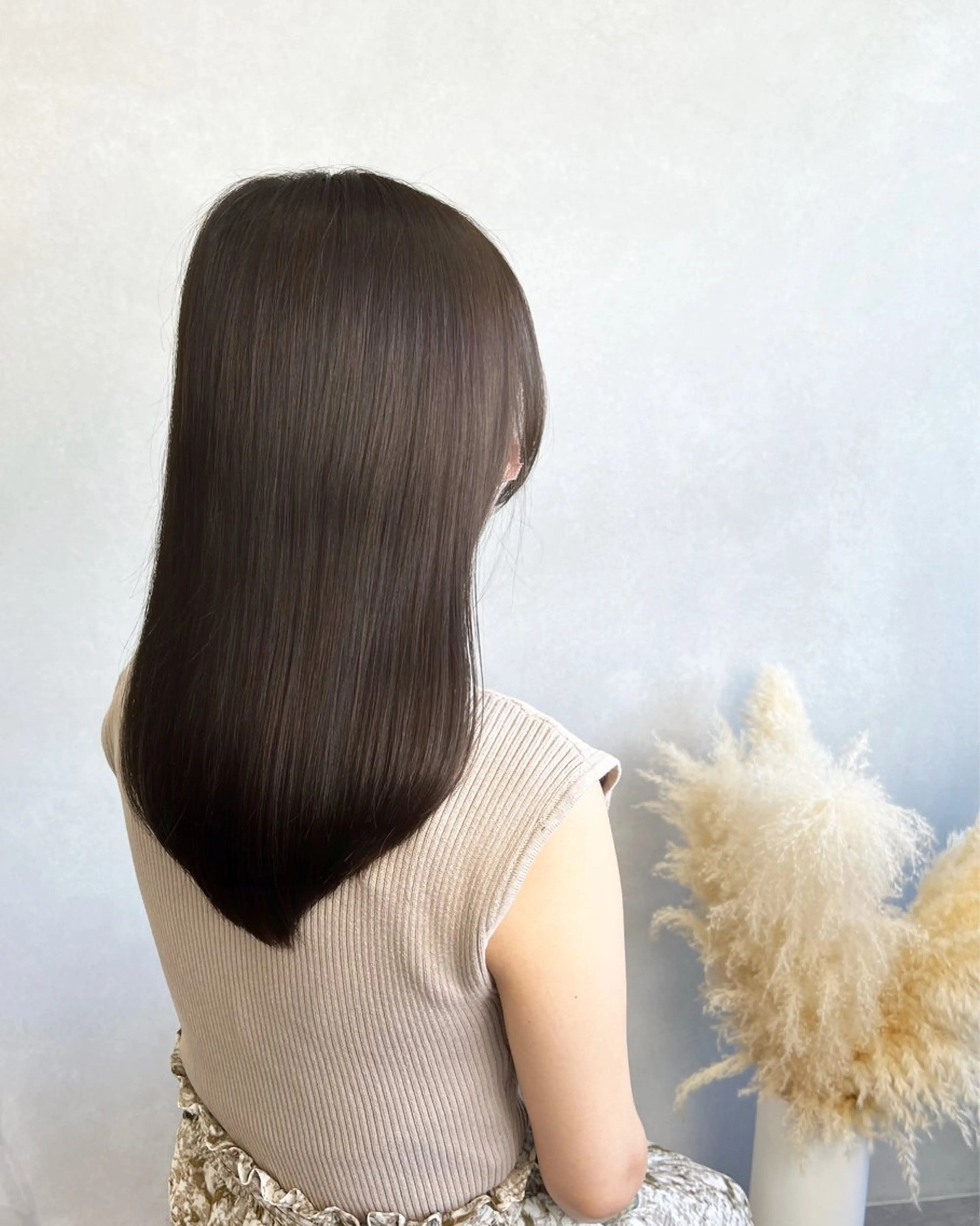 セミロング カラー カット ヘアカラー トリートメント 🌿ダブルカラー/ 明大前/中村渓太のヘアスタイル