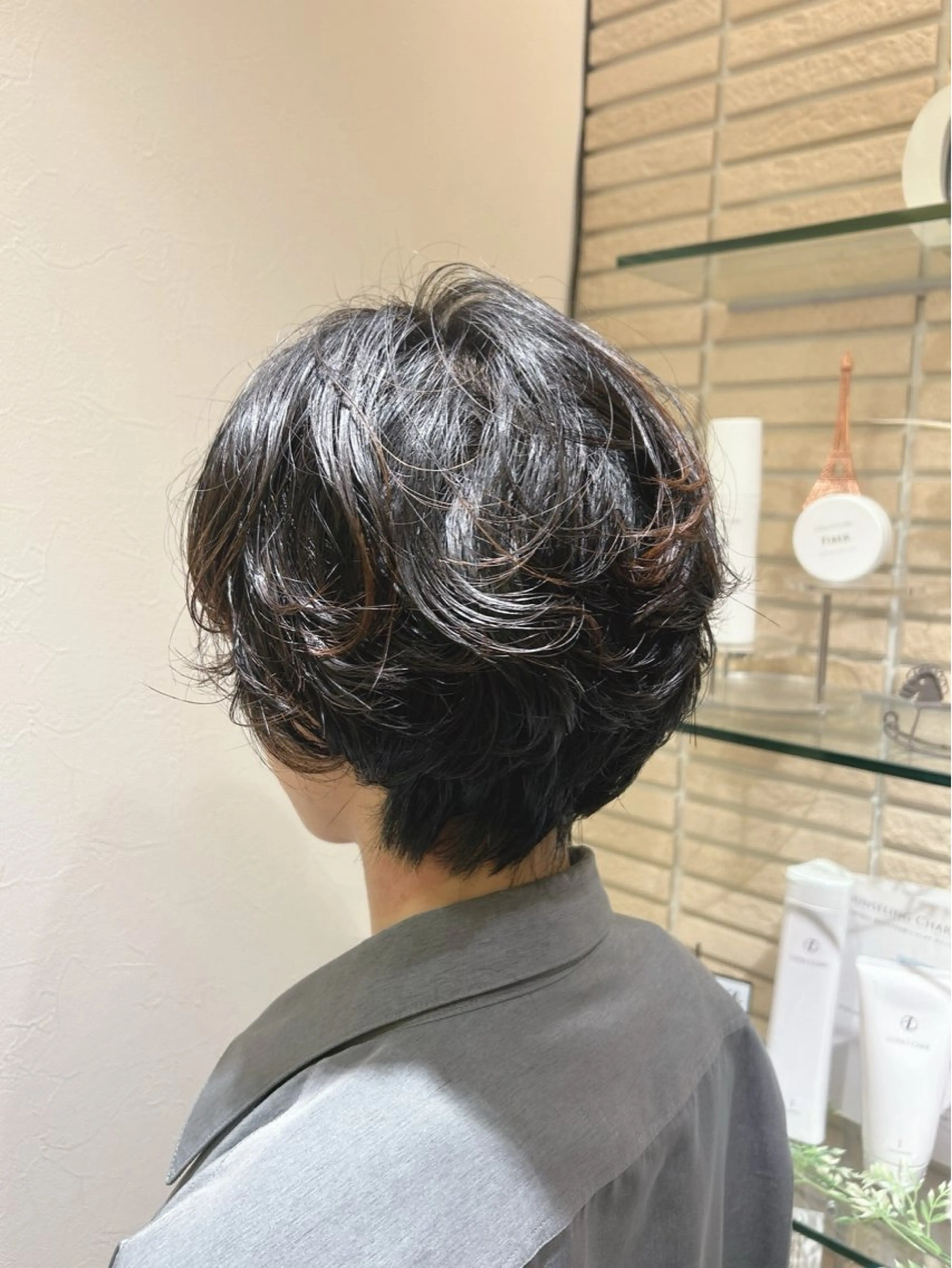 ショート パーマ ちあい🌈 アトリエJDパリのヘアスタイル