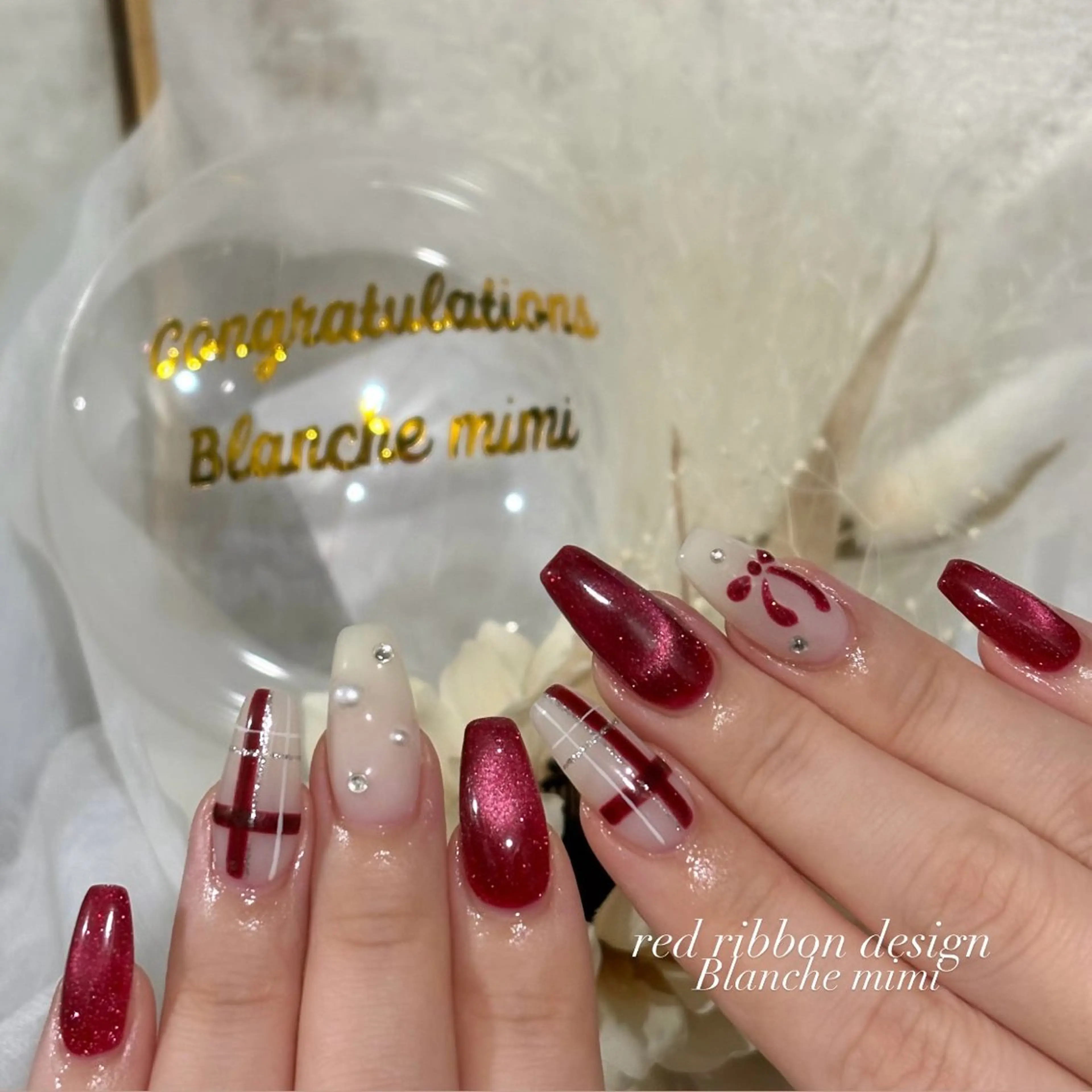 ネイル ハンドネイル Blanche mimi.u_aのネイルデザイン