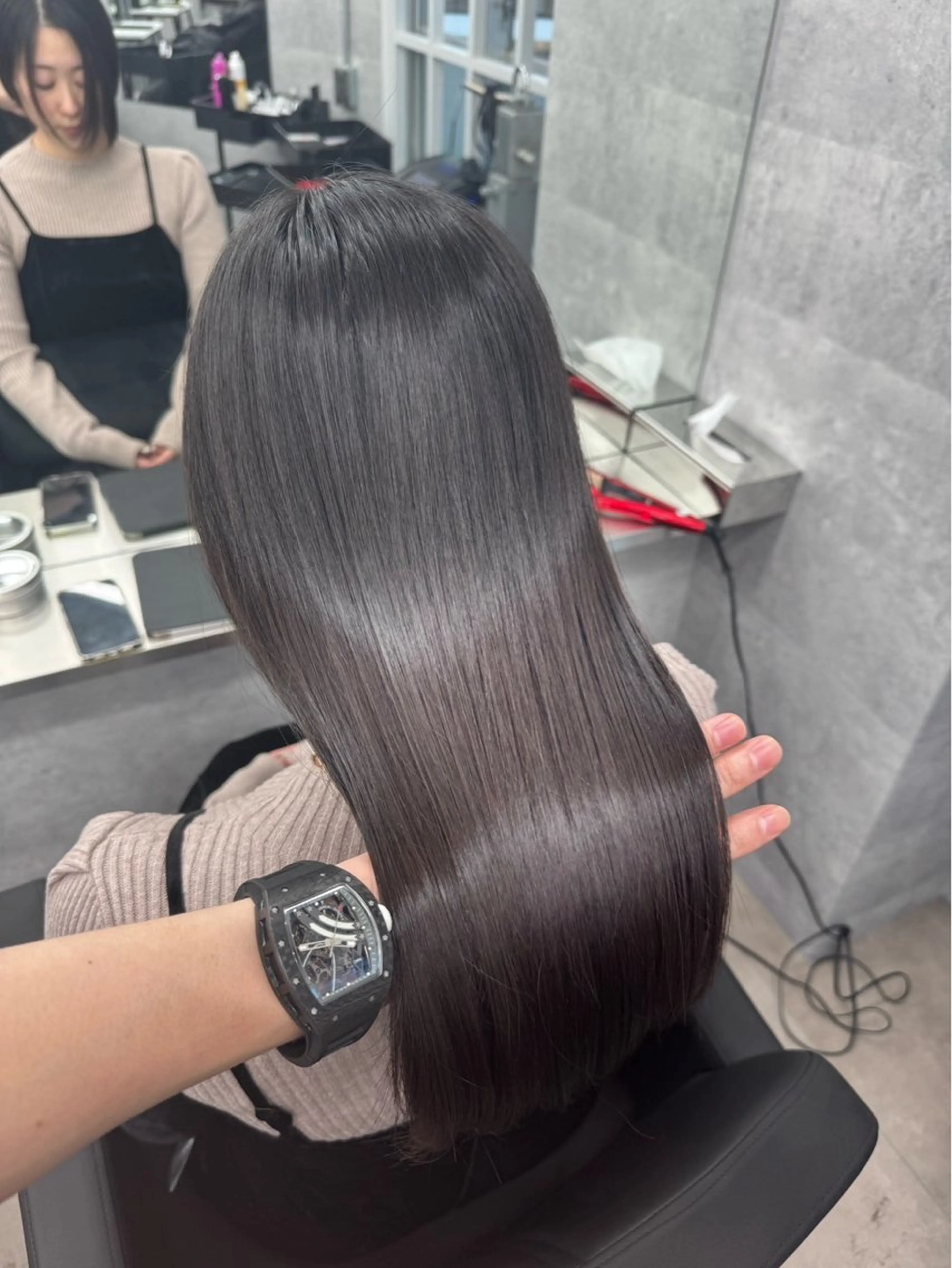 ロング カラー パーマ 🌈艶髪/髪質改善 新宿itouのヘアスタイル