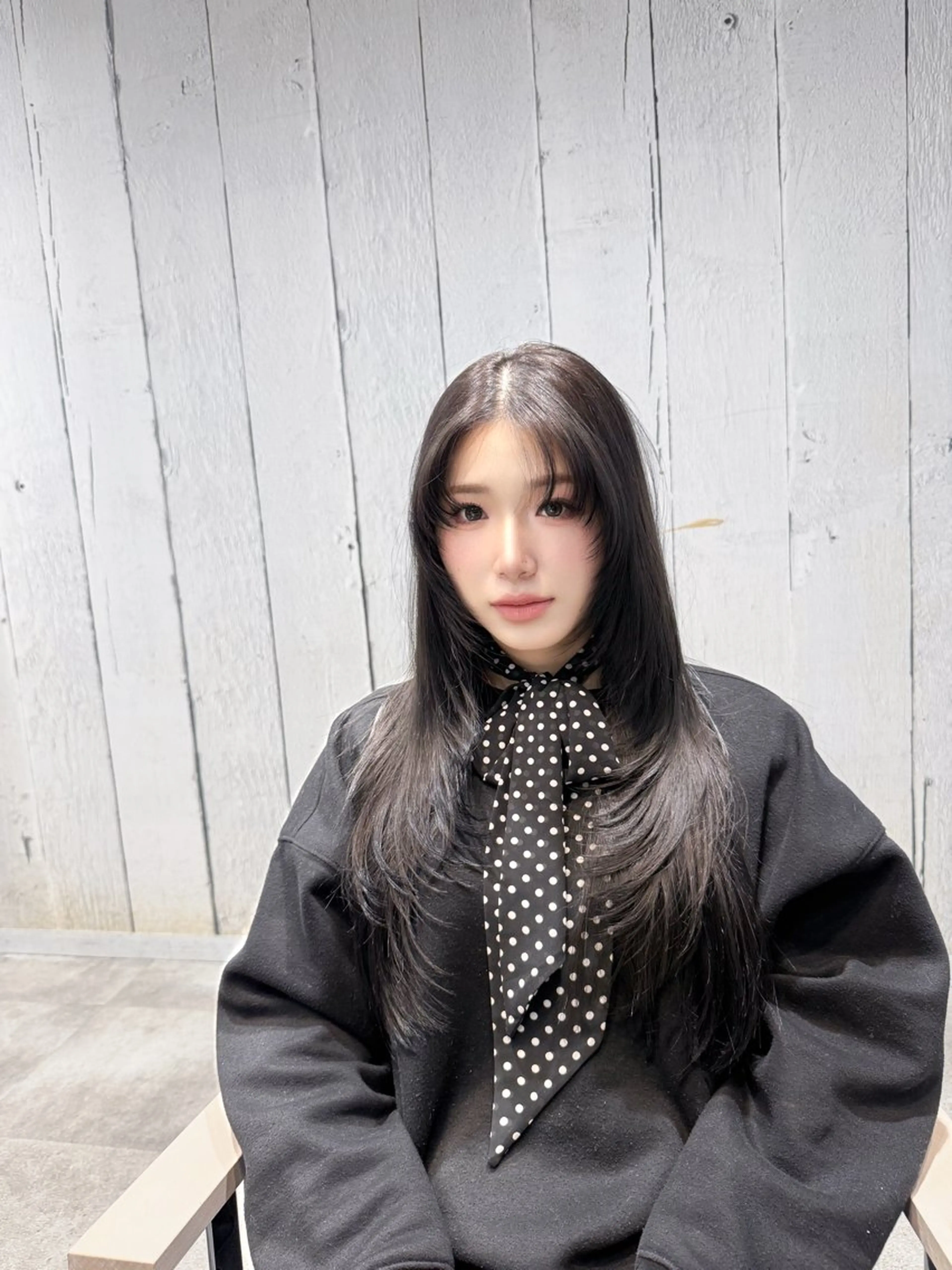 ロング カット M.SLASH 大元研二のヘアスタイル