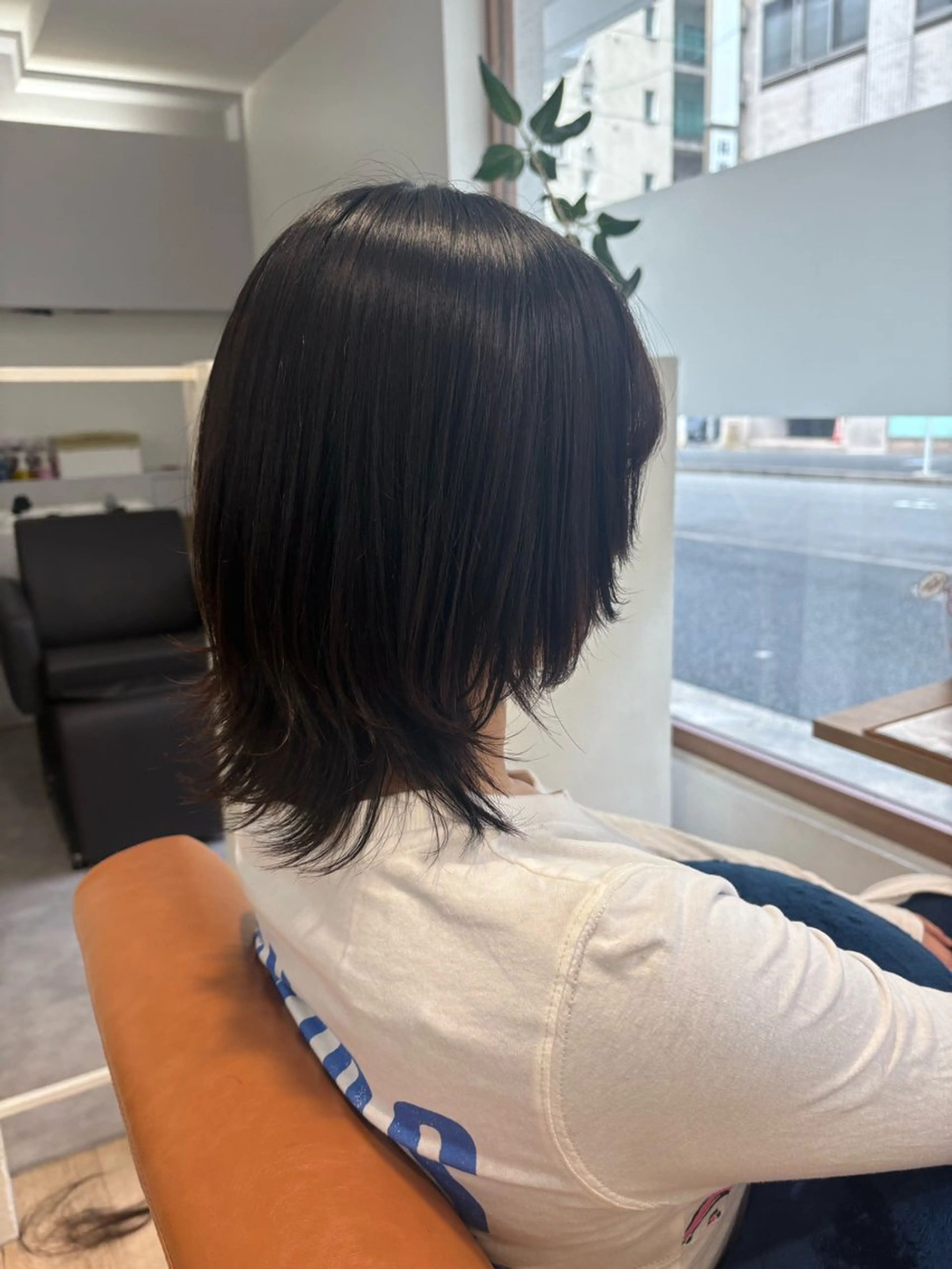 ミディアム カット 金山／森心乃　カット ブリーチモデル募集中のヘアスタイル