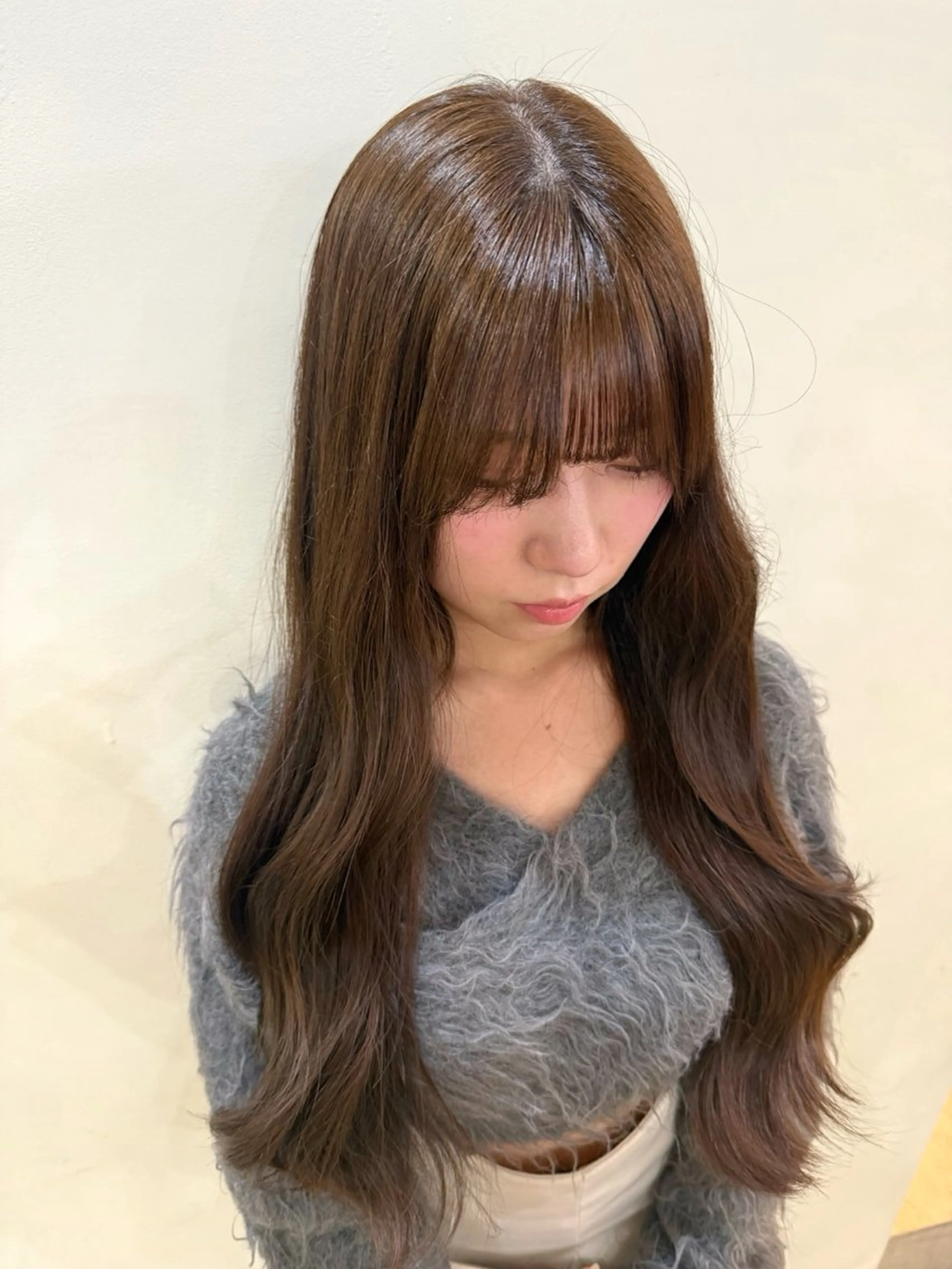 セミロング カラー 🪐レイヤー/抜け感 カラー/加野彩果🪐のヘアスタイル